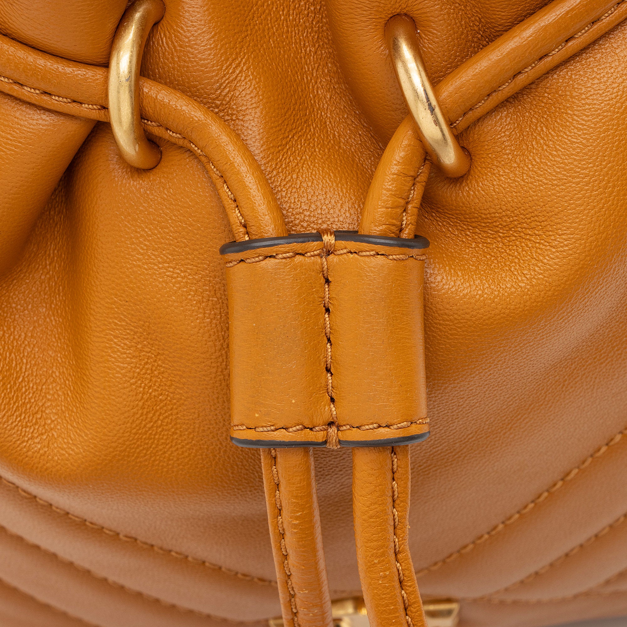 Tory Burch Chevron Leather Kira Mini Bucket Bag