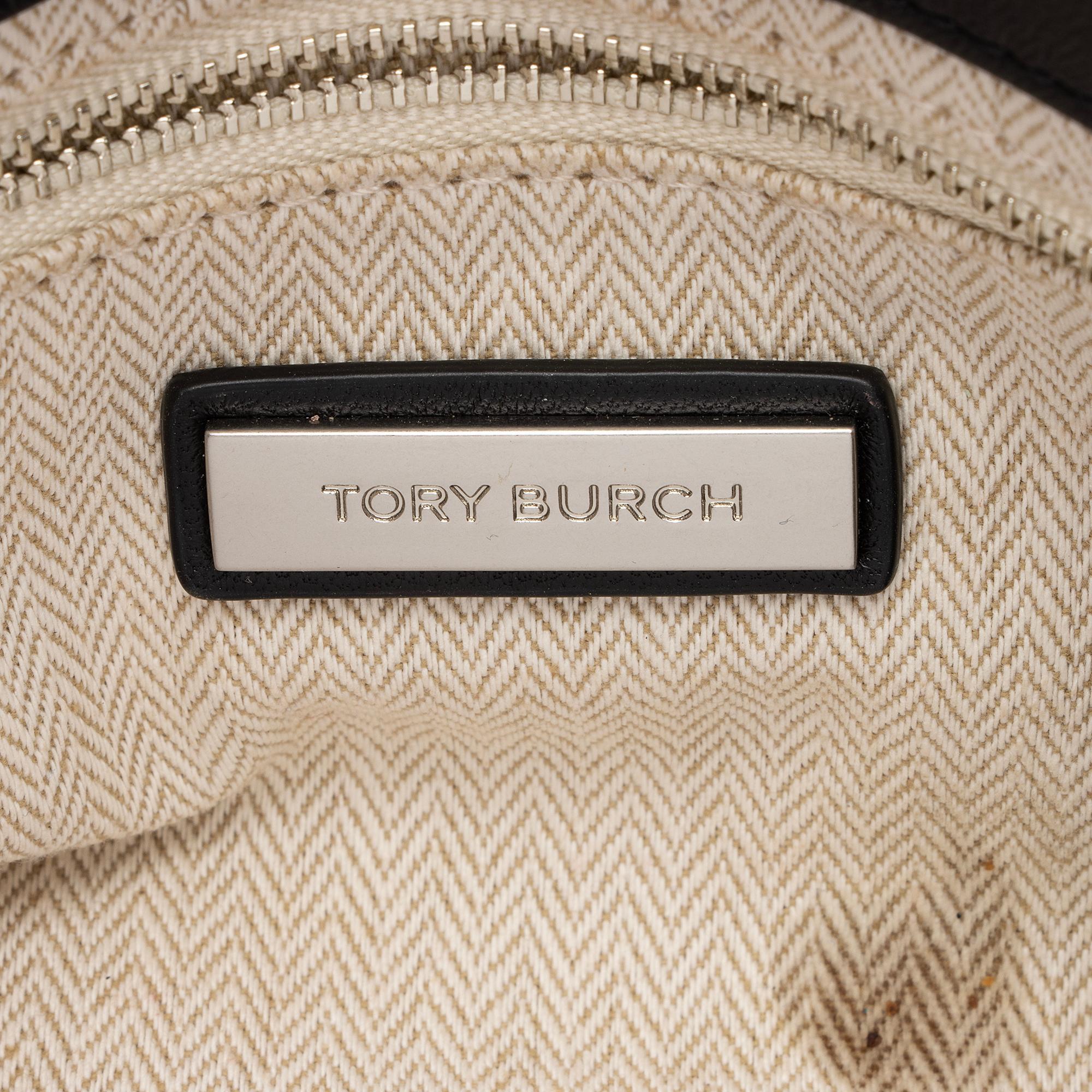 Tory Burch Chevron Leather Kira Small Convertible Shoulder Bag (SHF-okkvhd)