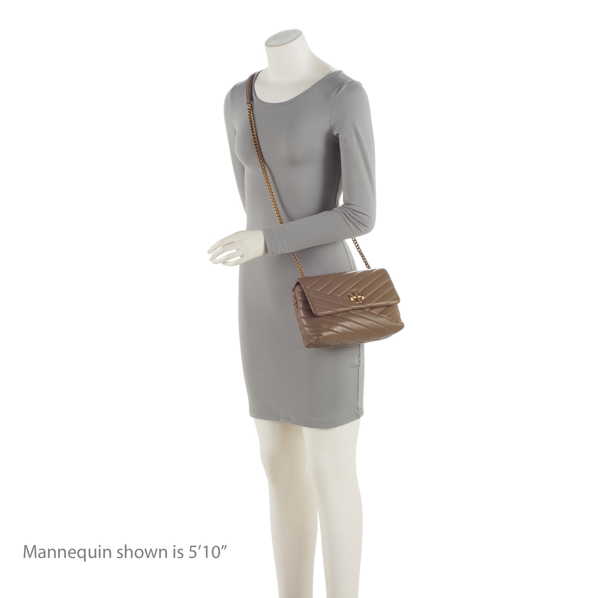 Tory Burch Chevron Leather Kira Small Convertible Shoulder Bag (SHF-Q5kjWG)