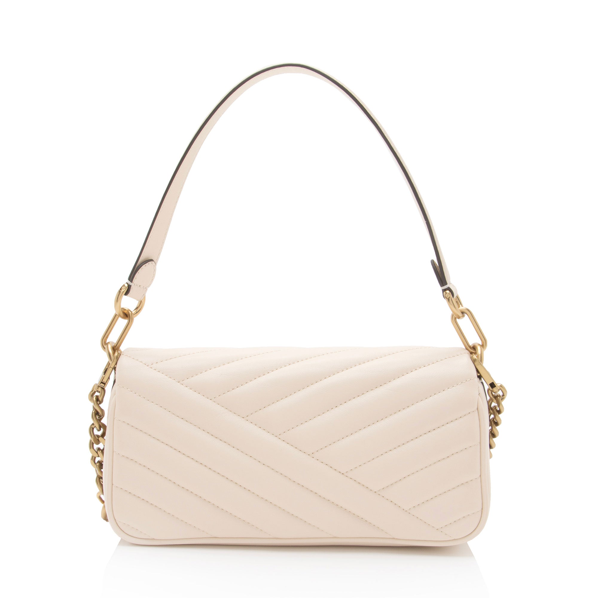 Tory Burch Chevron Leather Kira Small Flap Bag