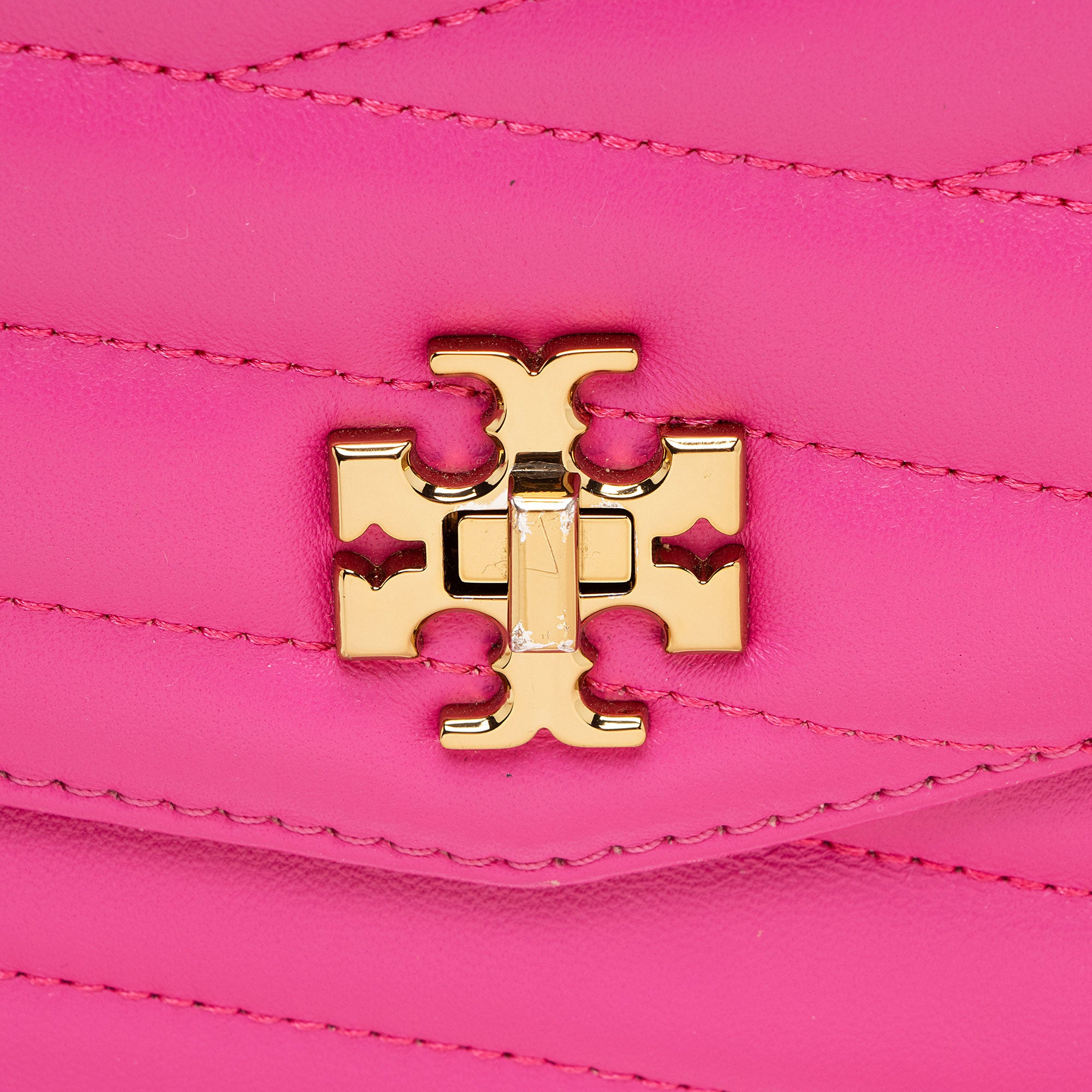 Tory Burch Chevron Leather Kira Top Handle (SHF-vgAYsA)