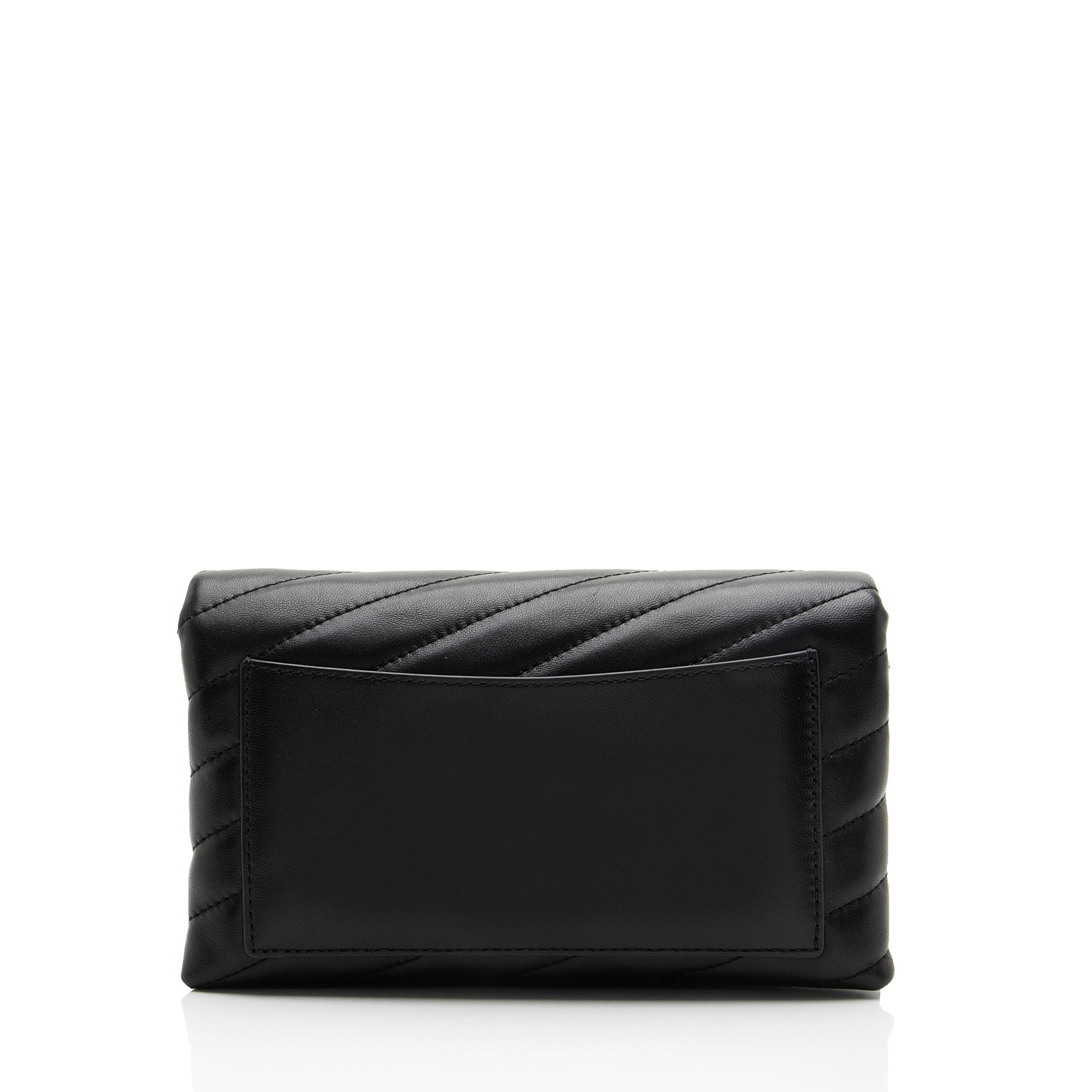 Tory Burch Chevron Leather Kira Wallet on Chain