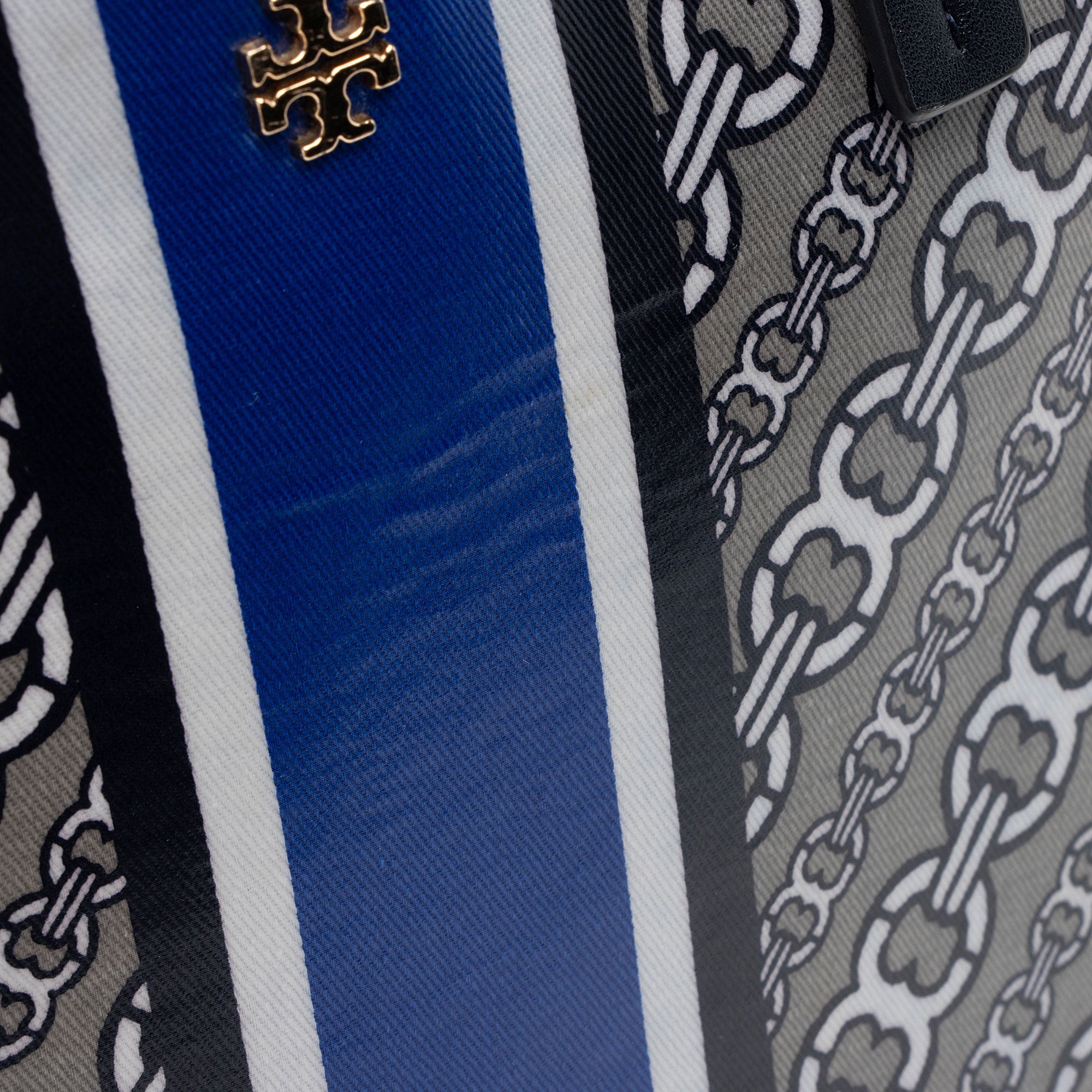 Tory Burch Coated Canvas Gemini Link Small Tote