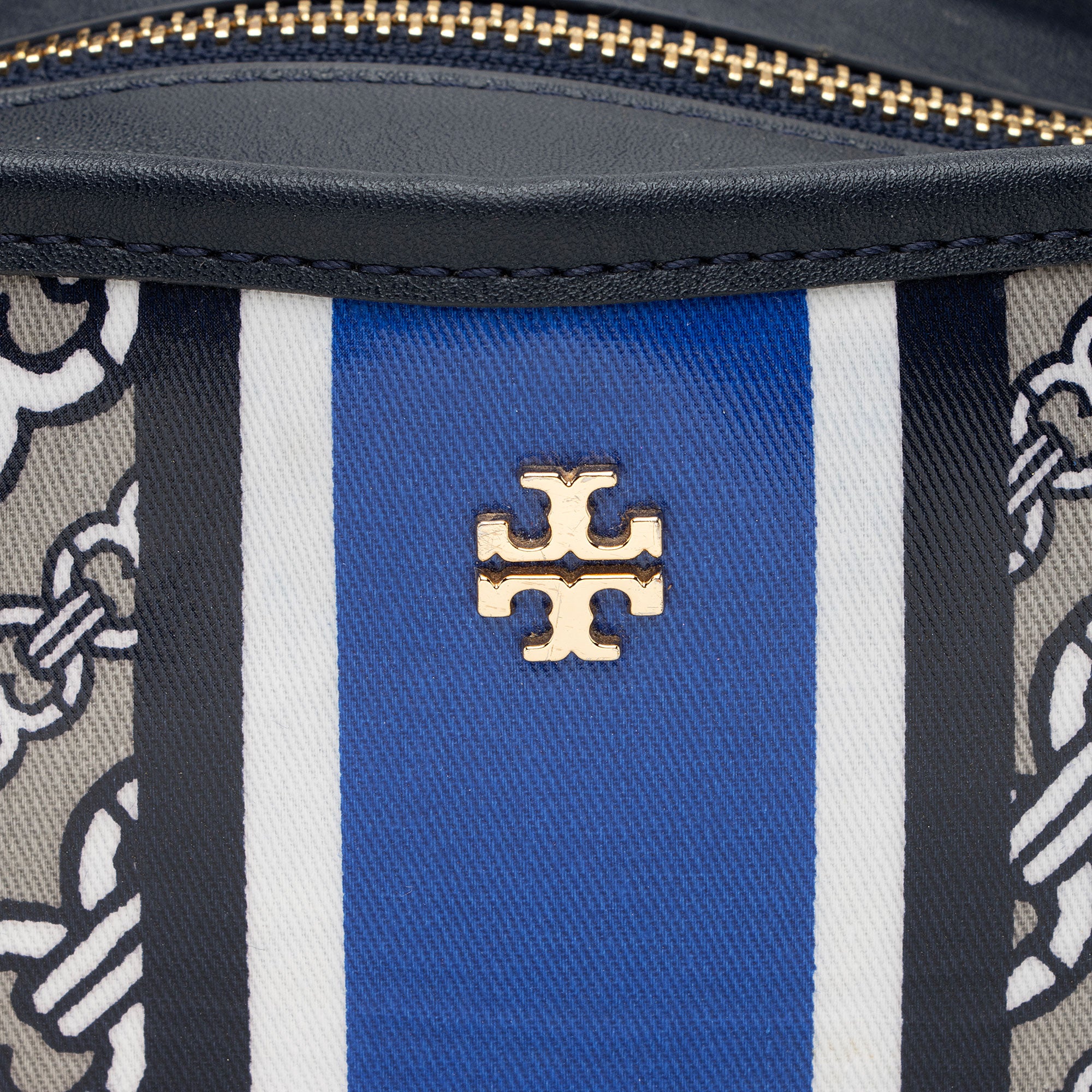 Tory Burch Coated Canvas Gemini Link Small Tote