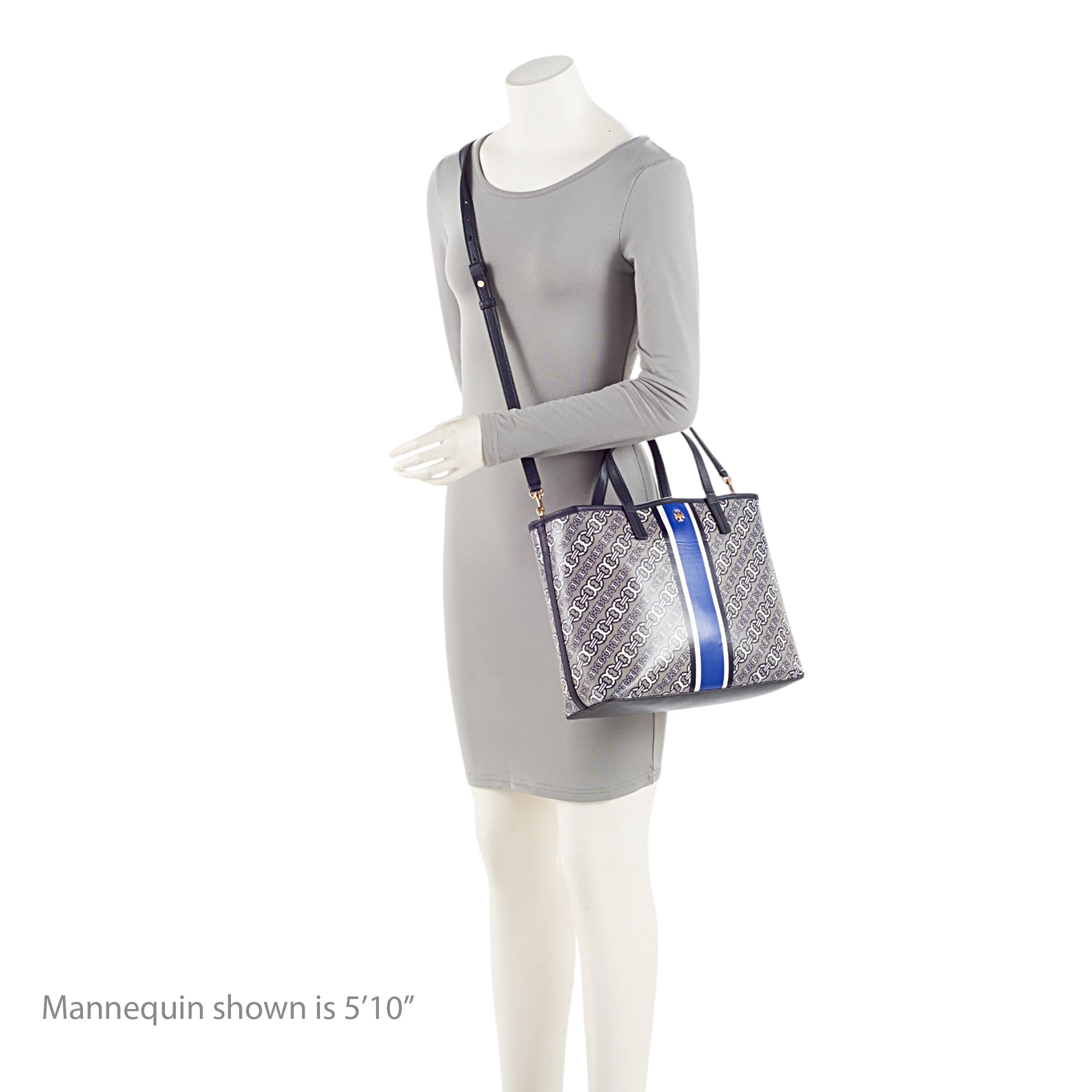 Tory Burch Coated Canvas Gemini Link Small Tote