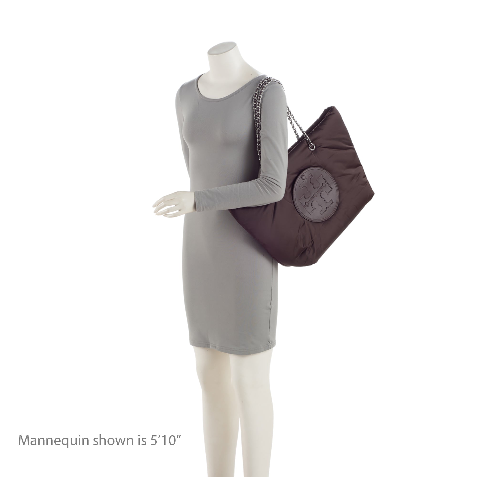 Tory Burch Nylon Ella Soft Chain Tote (SHF-QH1mwt)