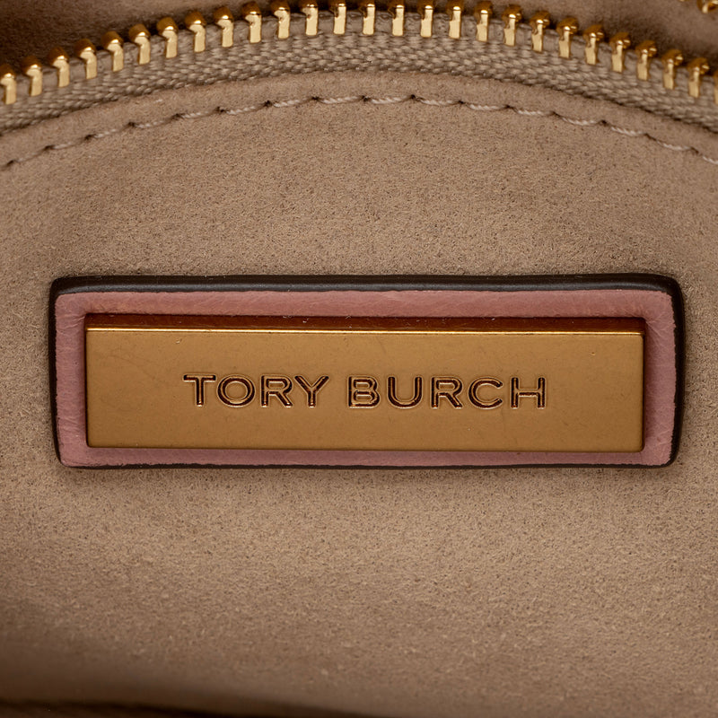 Tory Burch Glazed Chevron Leather Kira Small Camera Bag (SHF-wMBCVb)