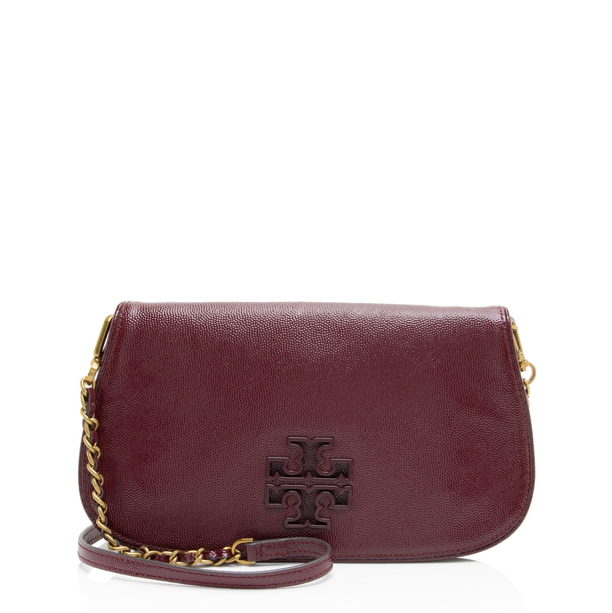Tory Burch Glazed Leather Britten Crossbody
