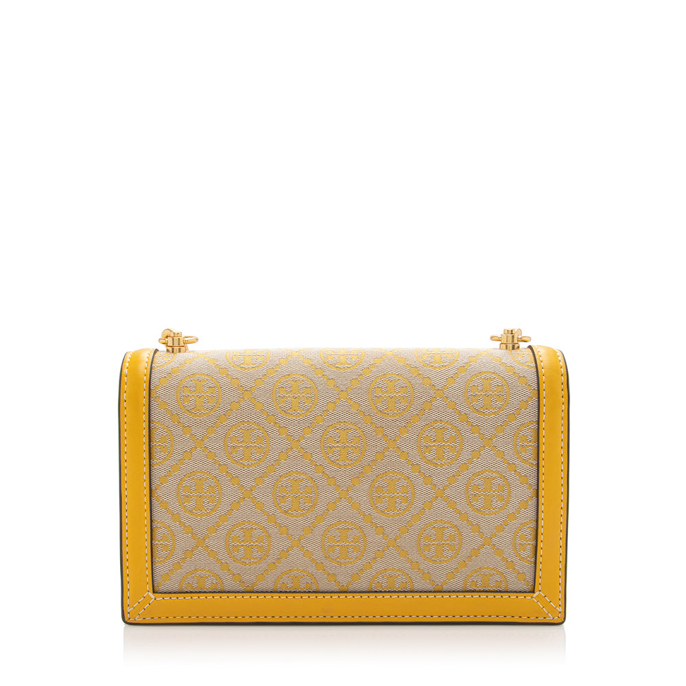 Tory Burch T Monogram Canvas Crossbody (SHF-16938)