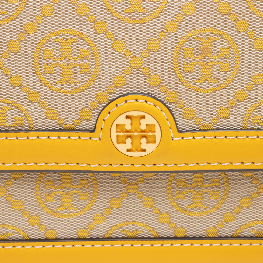 Tory Burch T Monogram Canvas Crossbody (SHF-16938)