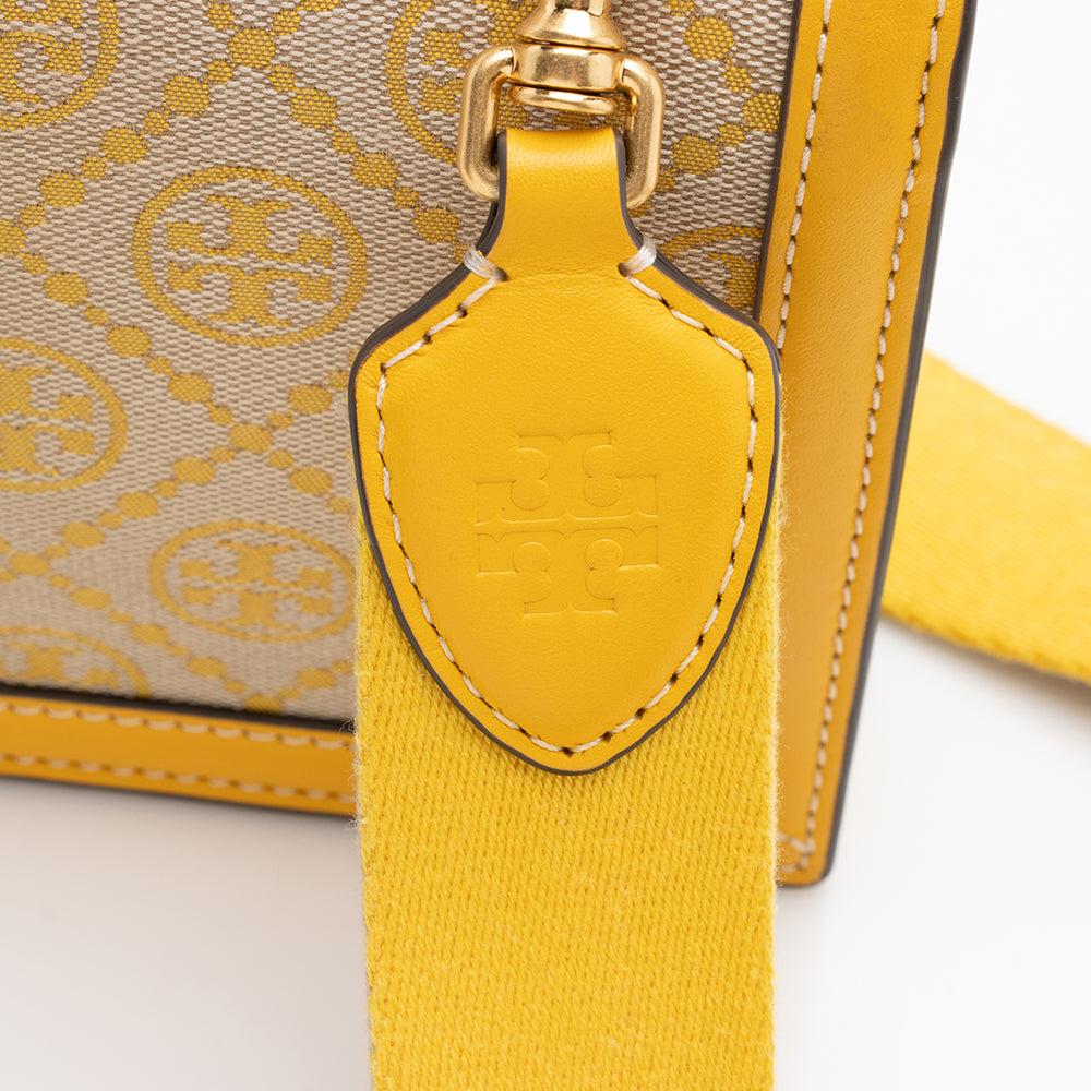 Tory Burch T Monogram Canvas Crossbody (SHF-16938)