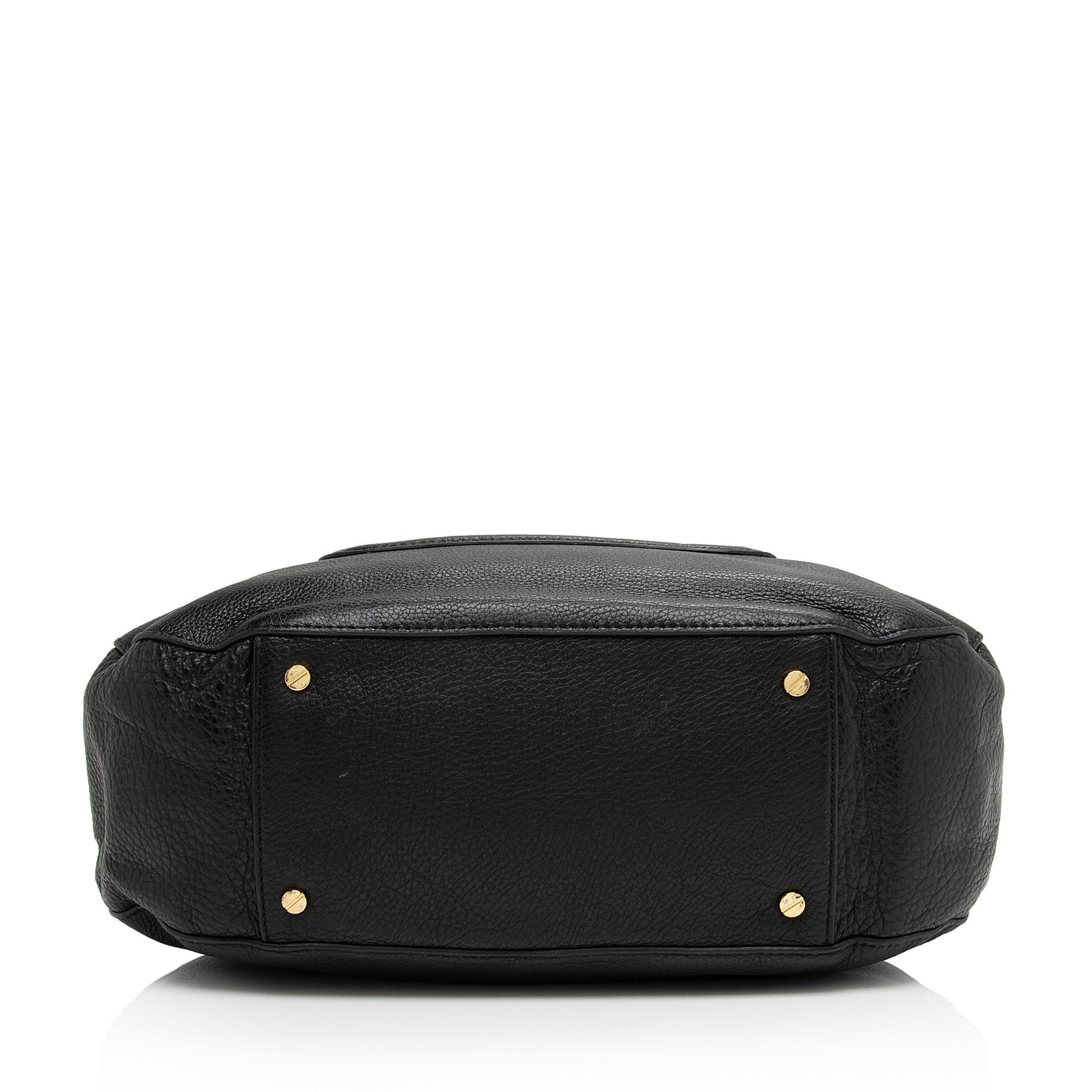 Tory Burch Leather Amanda Classic Hobo (SHF-0gIkRn)