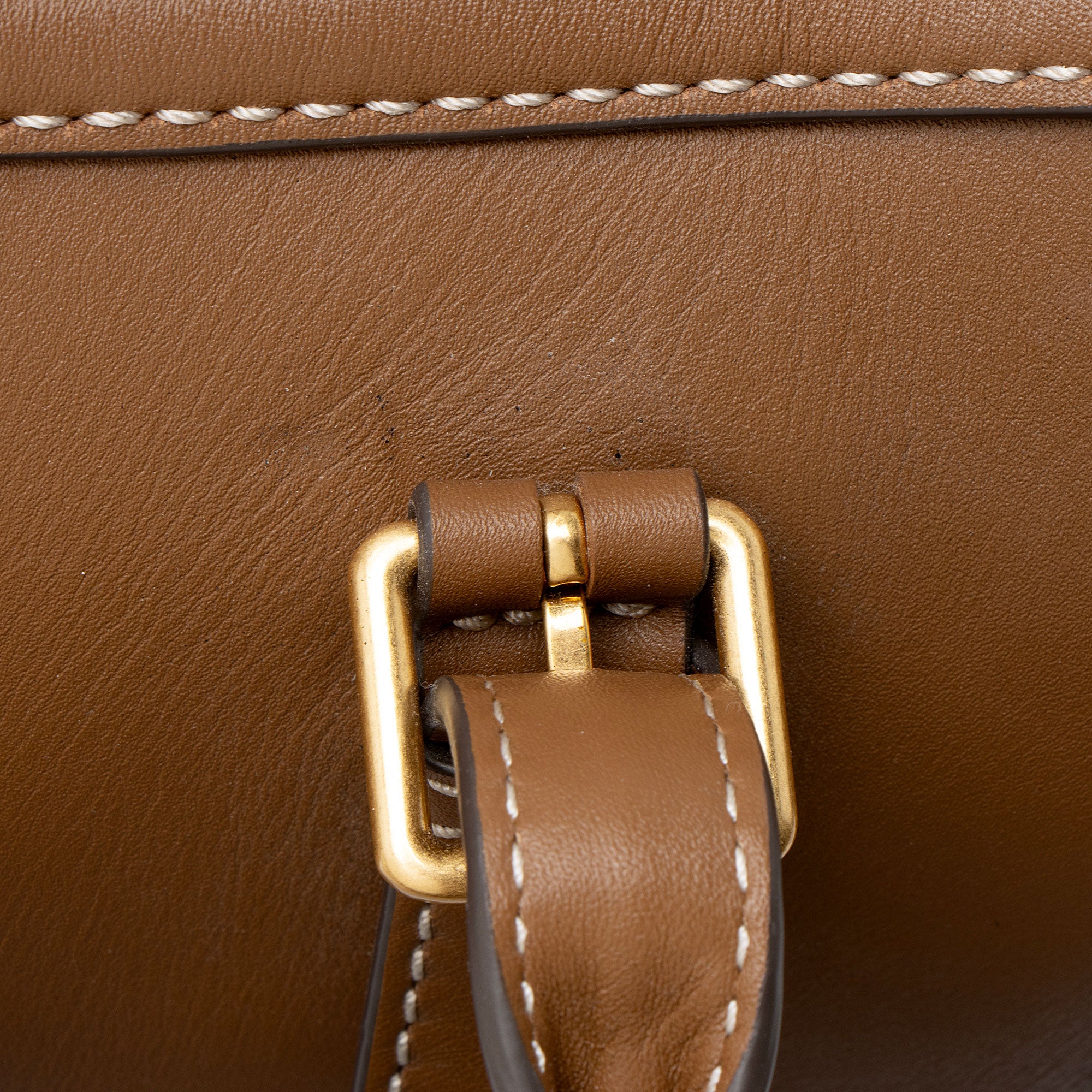 Tory Burch Leather Barrel Satchel