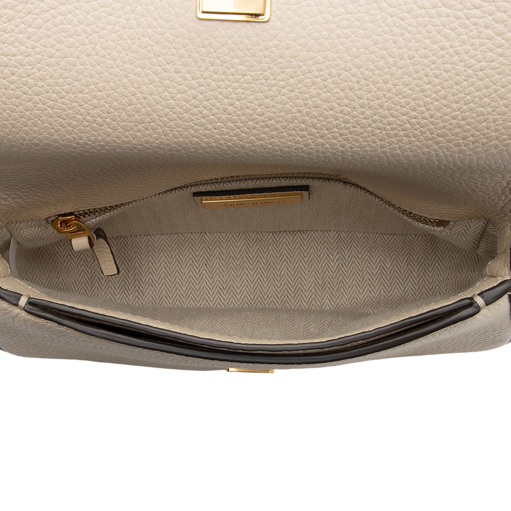 Tory Burch Leather Britten Crossbody (SHF-deNpOq)