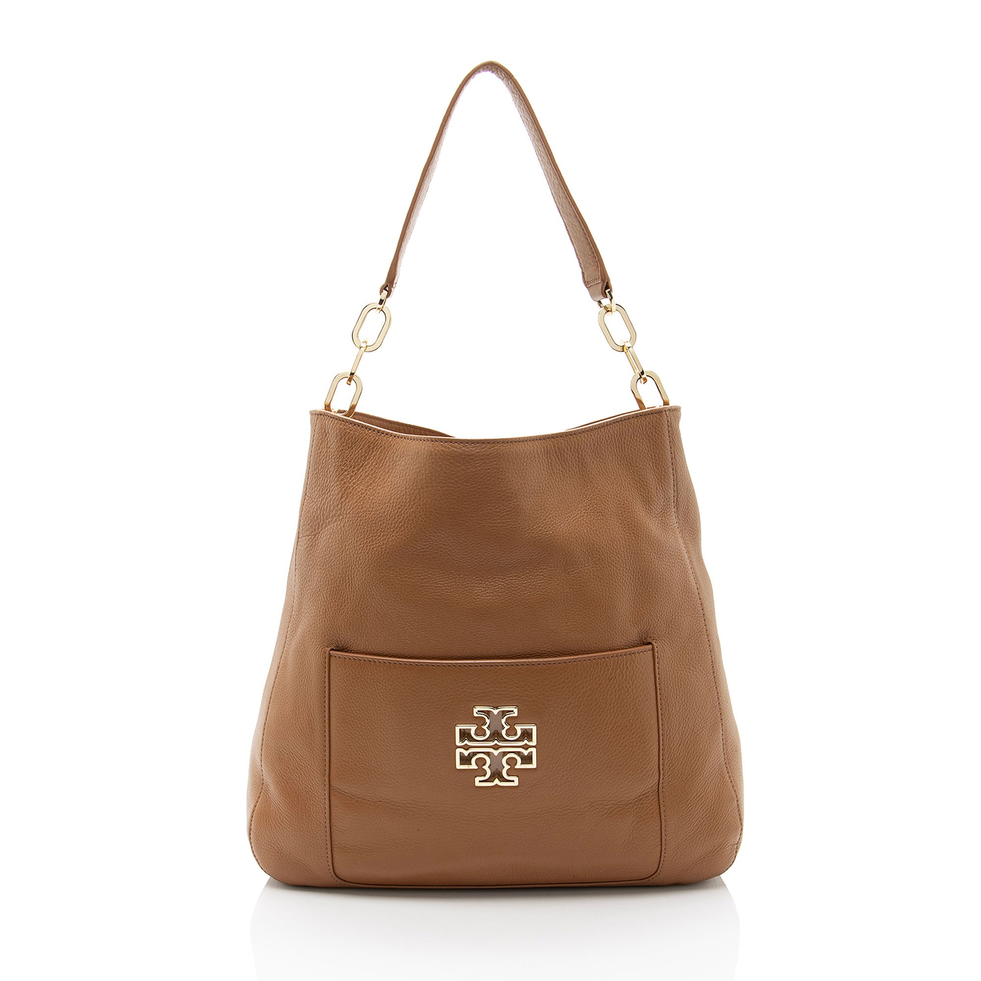 Tory Burch Leather Britten Hobo