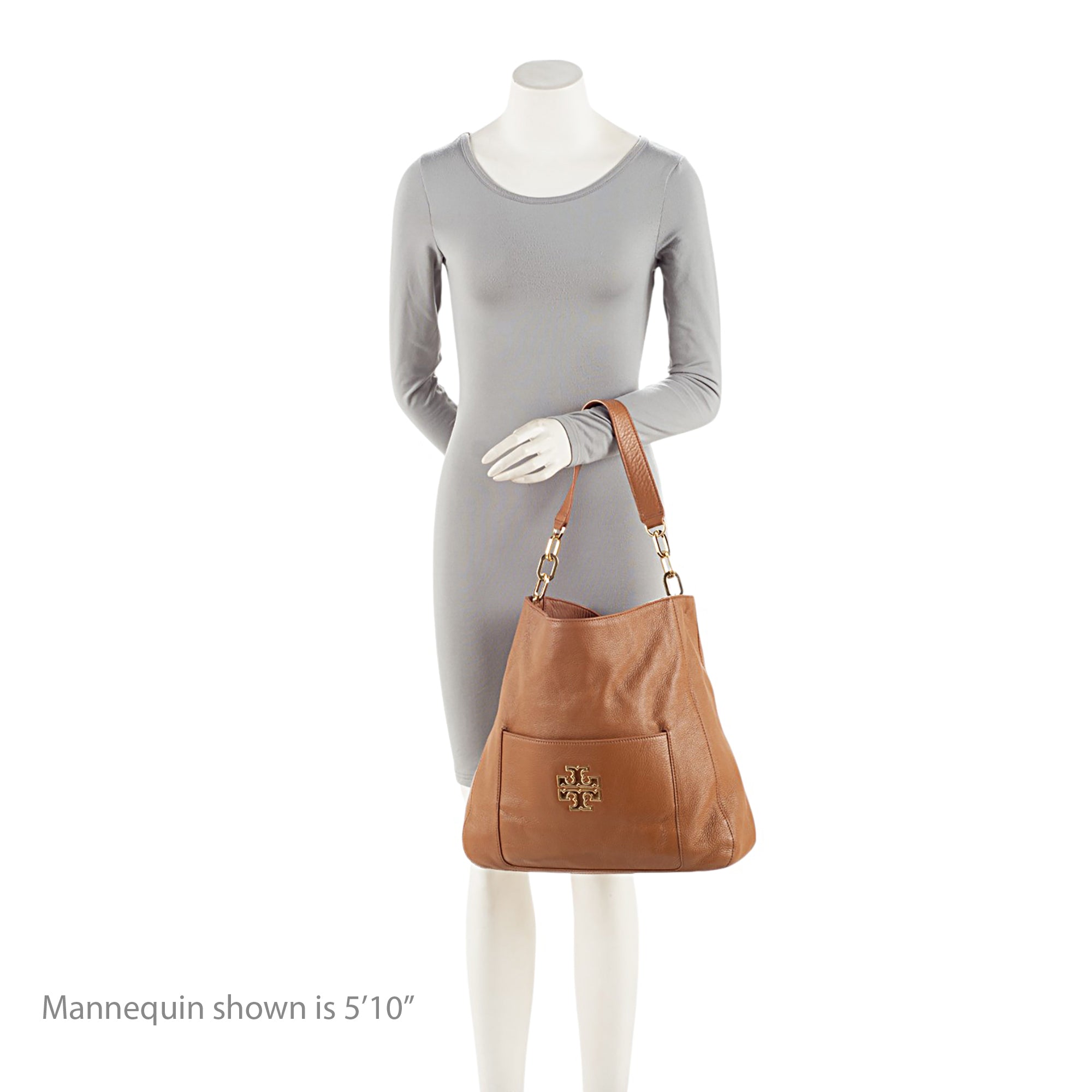 Tory Burch Leather Britten Hobo