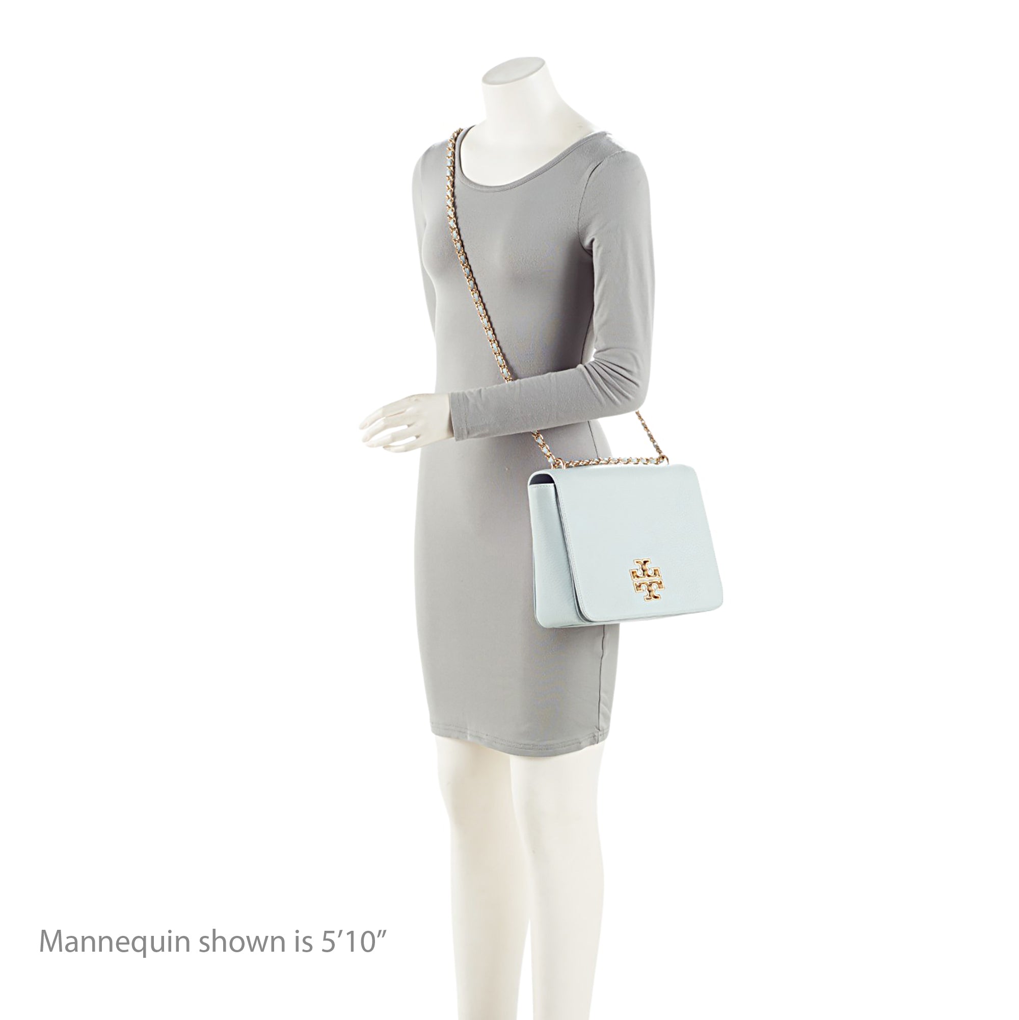 Tory Burch Leather Britten Large Shoulder Bag