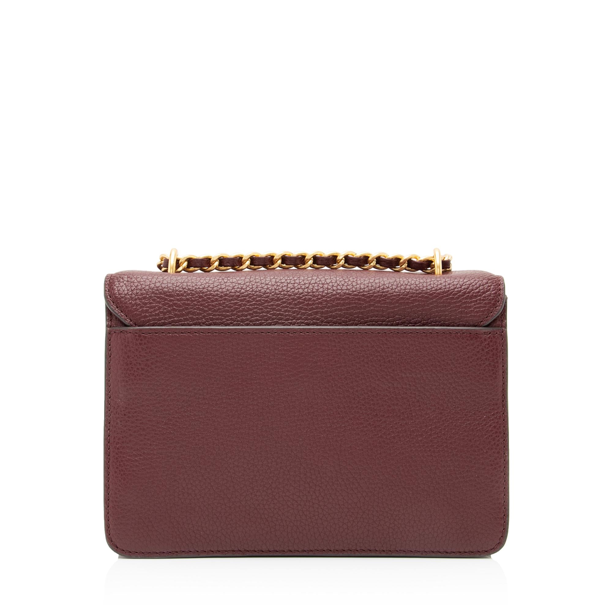 Tory Burch Leather Britten Small Shoulder Bag (SHF-23916)