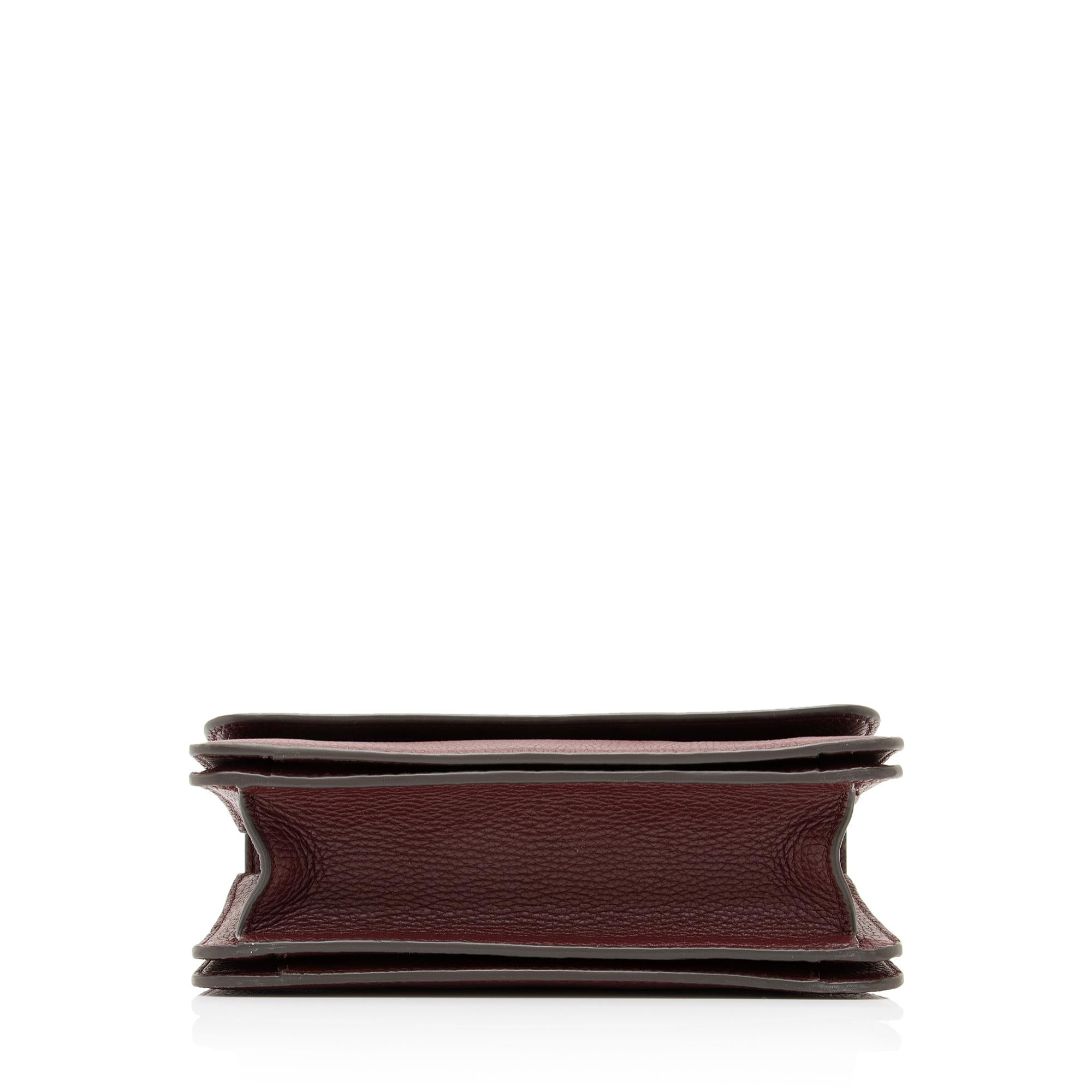 Tory Burch Leather Britten Small Shoulder Bag (SHF-23916)