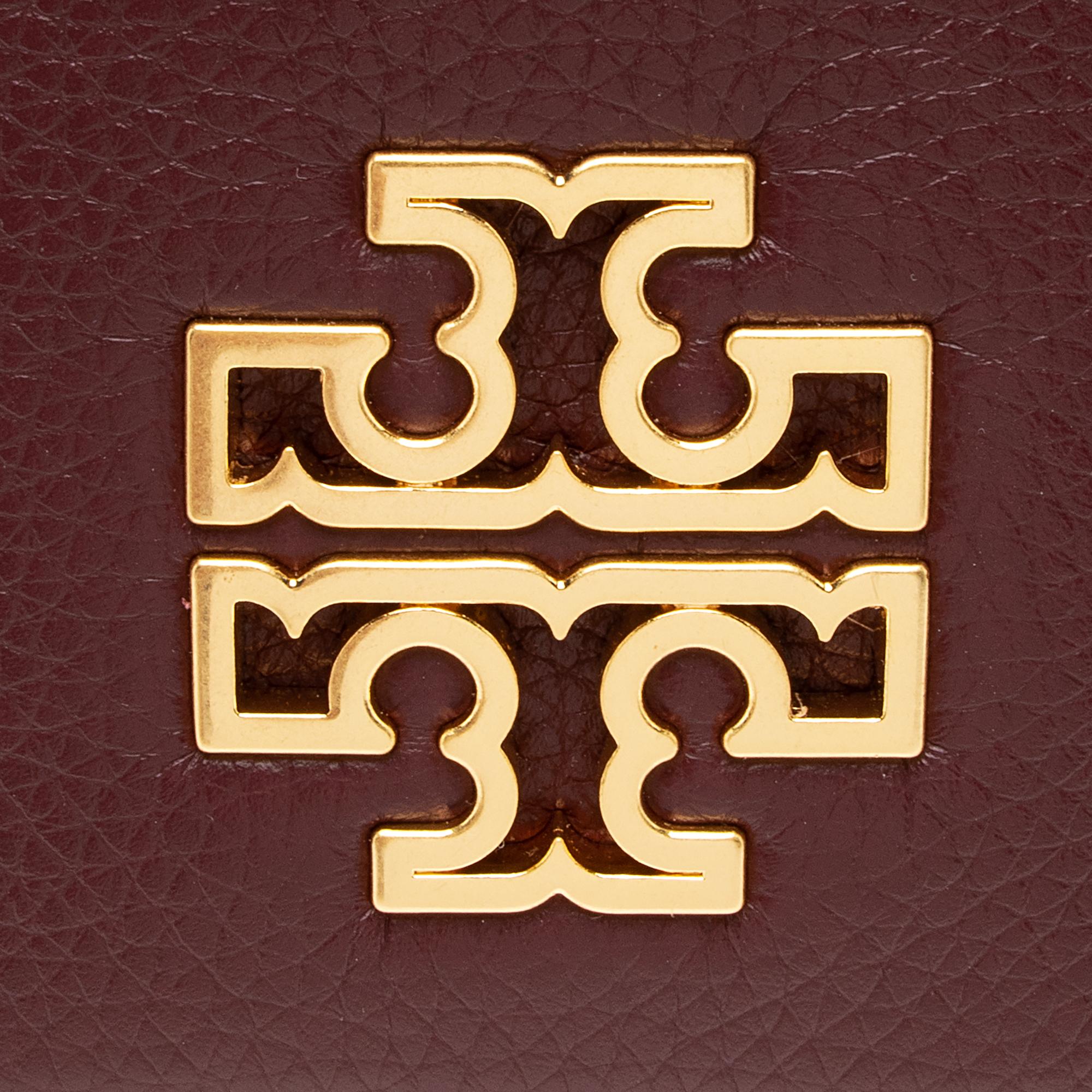 Tory Burch Leather Britten Small Shoulder Bag (SHF-23916)