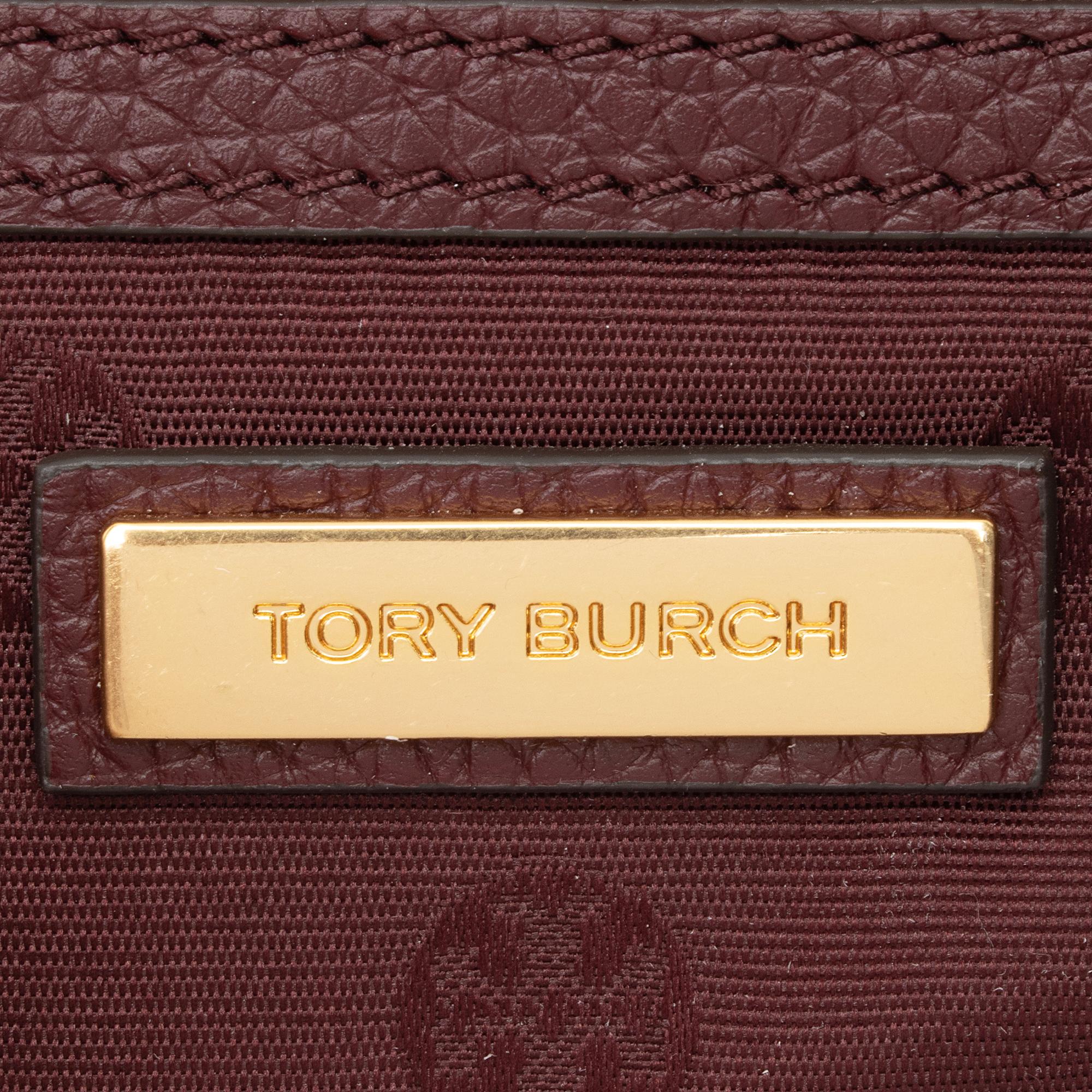 Tory Burch Leather Britten Small Shoulder Bag (SHF-23916)