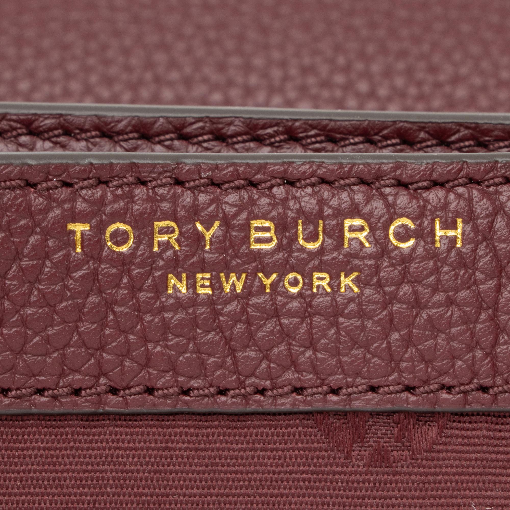 Tory Burch Leather Britten Small Shoulder Bag (SHF-23916)