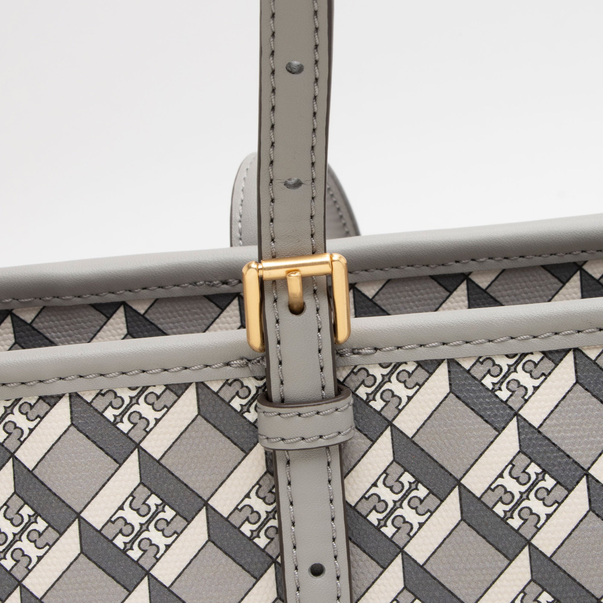 Tory Burch Leather Colorblock Geo Zip Tote (SHF-I2vJ0S)