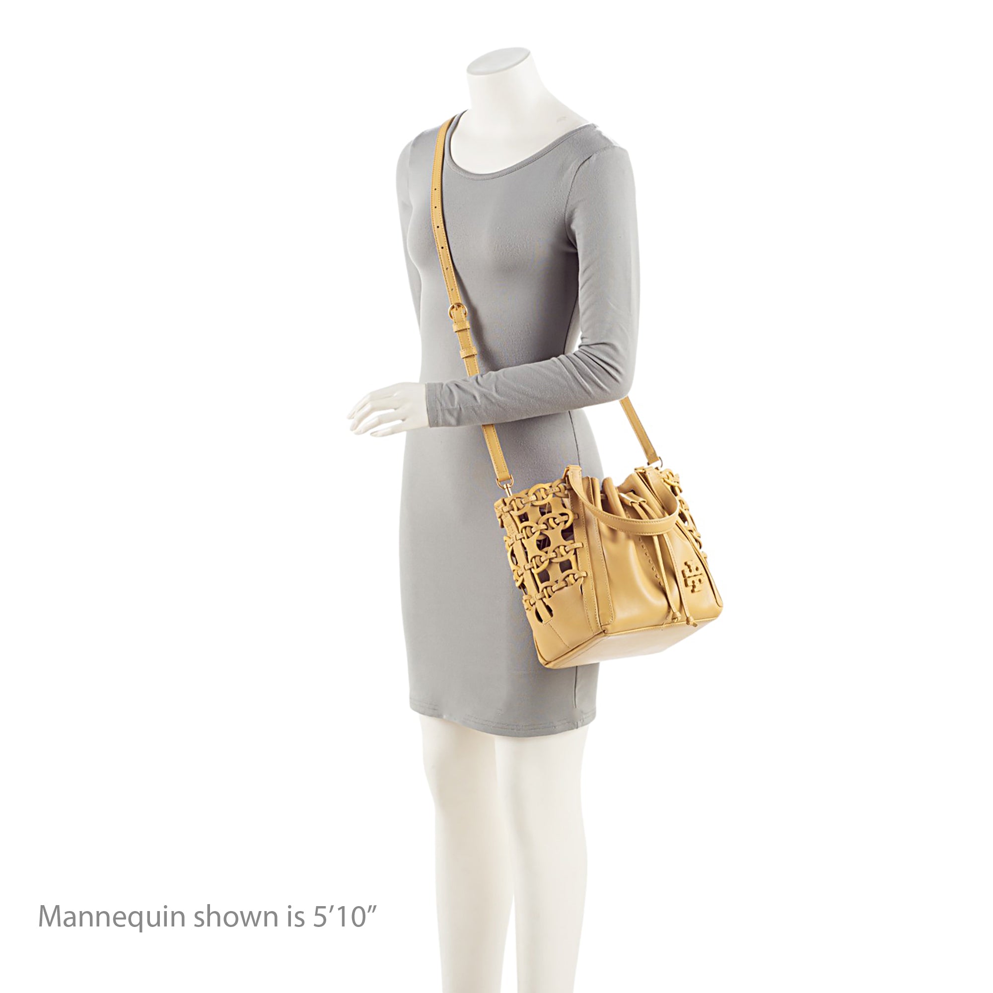 Tory Burch Leather Die Cut McGraw Dragonfly Satchel