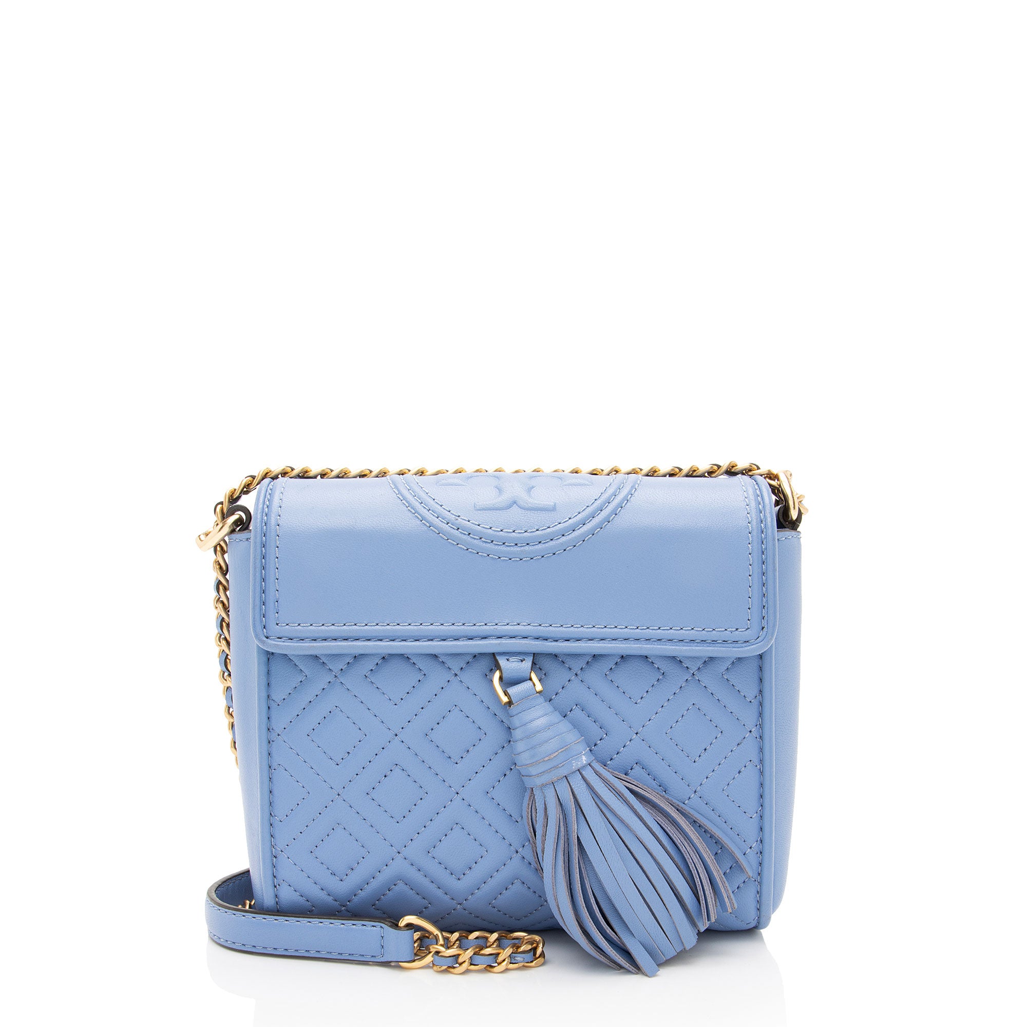 Tory Burch Leather Fleming Box Crossbody