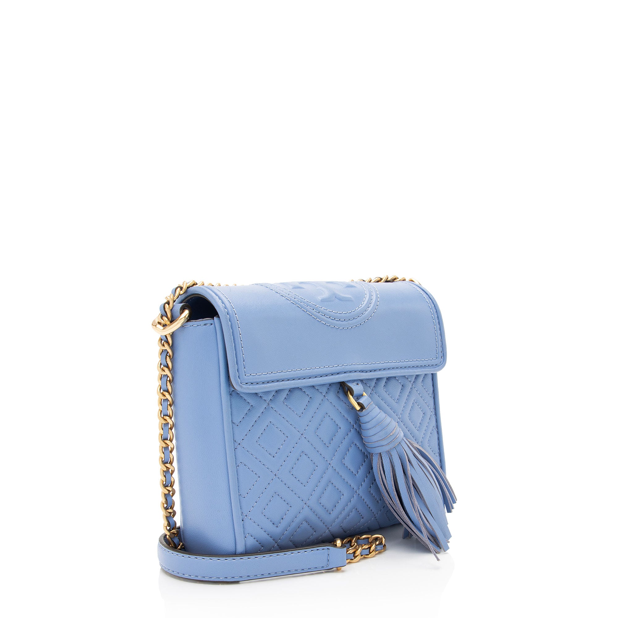 Tory Burch Leather Fleming Box Crossbody