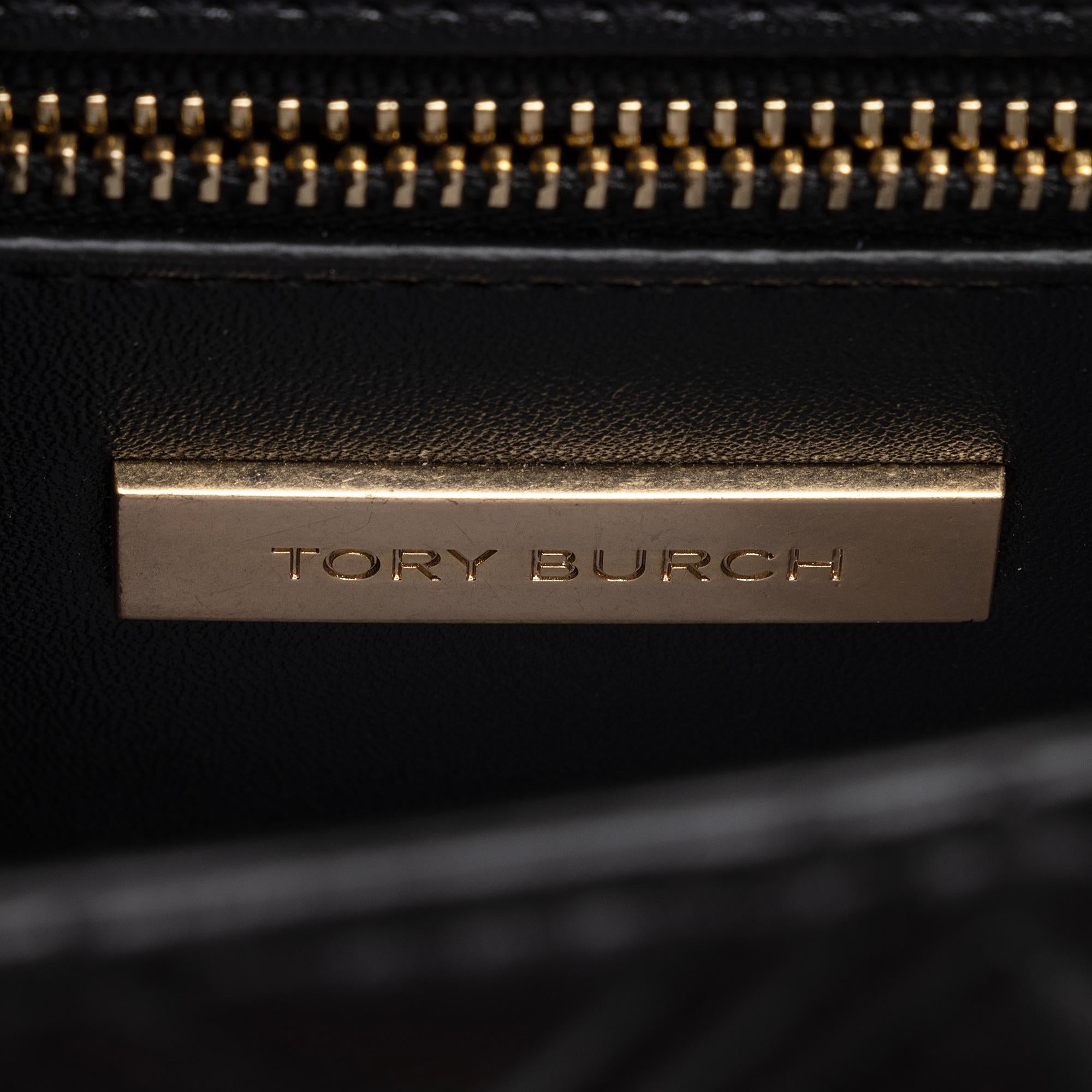 Tory Burch Leather Fleming Convertible Shoulder Bag (SHF-VCf58M)