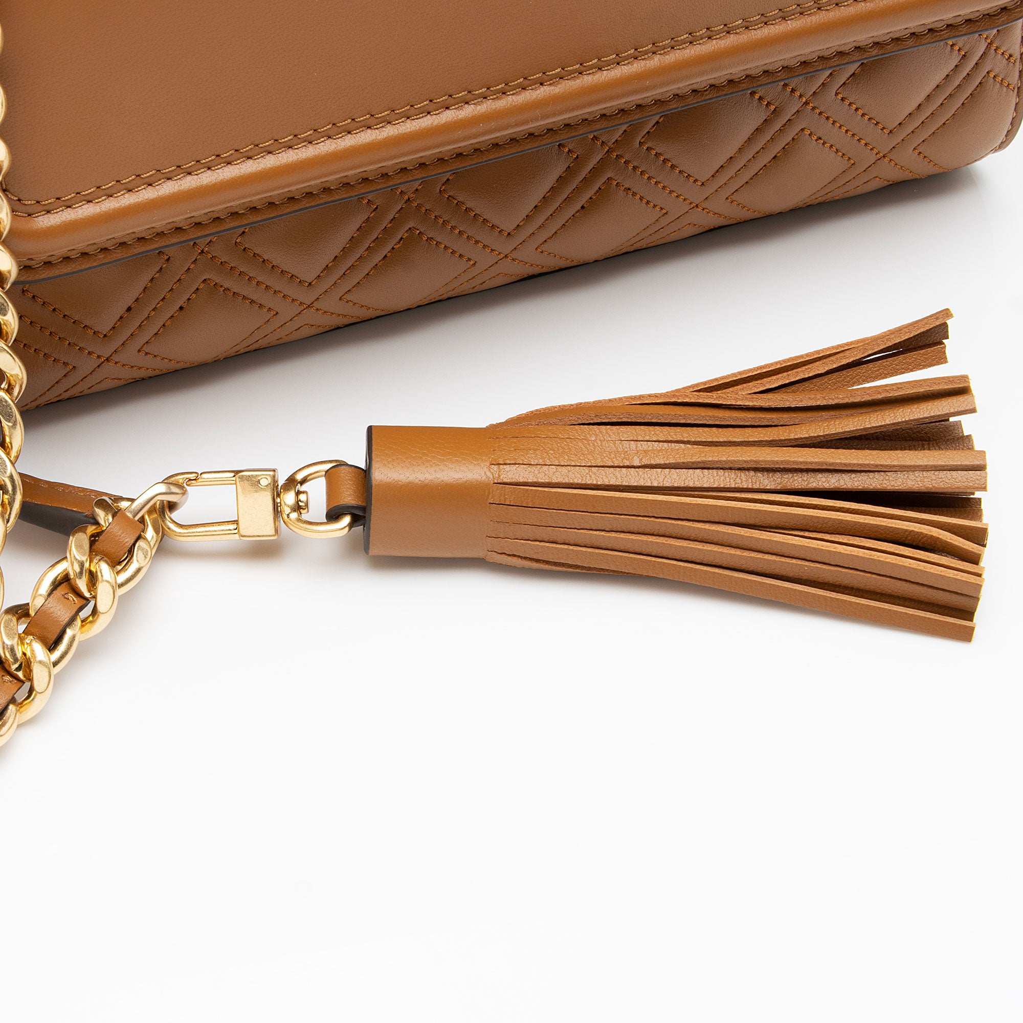 Tory Burch Leather Fleming Convertible Small Shoulder Bag (SHF-c0IL3P)