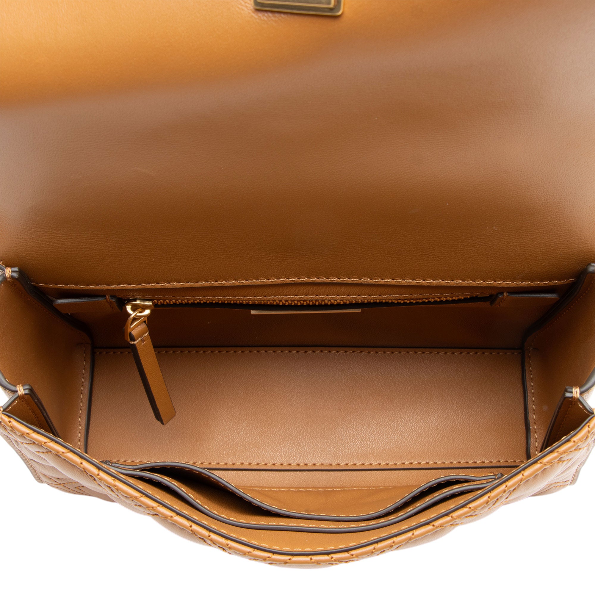 Tory Burch Leather Fleming Convertible Small Shoulder Bag (SHF-c0IL3P)