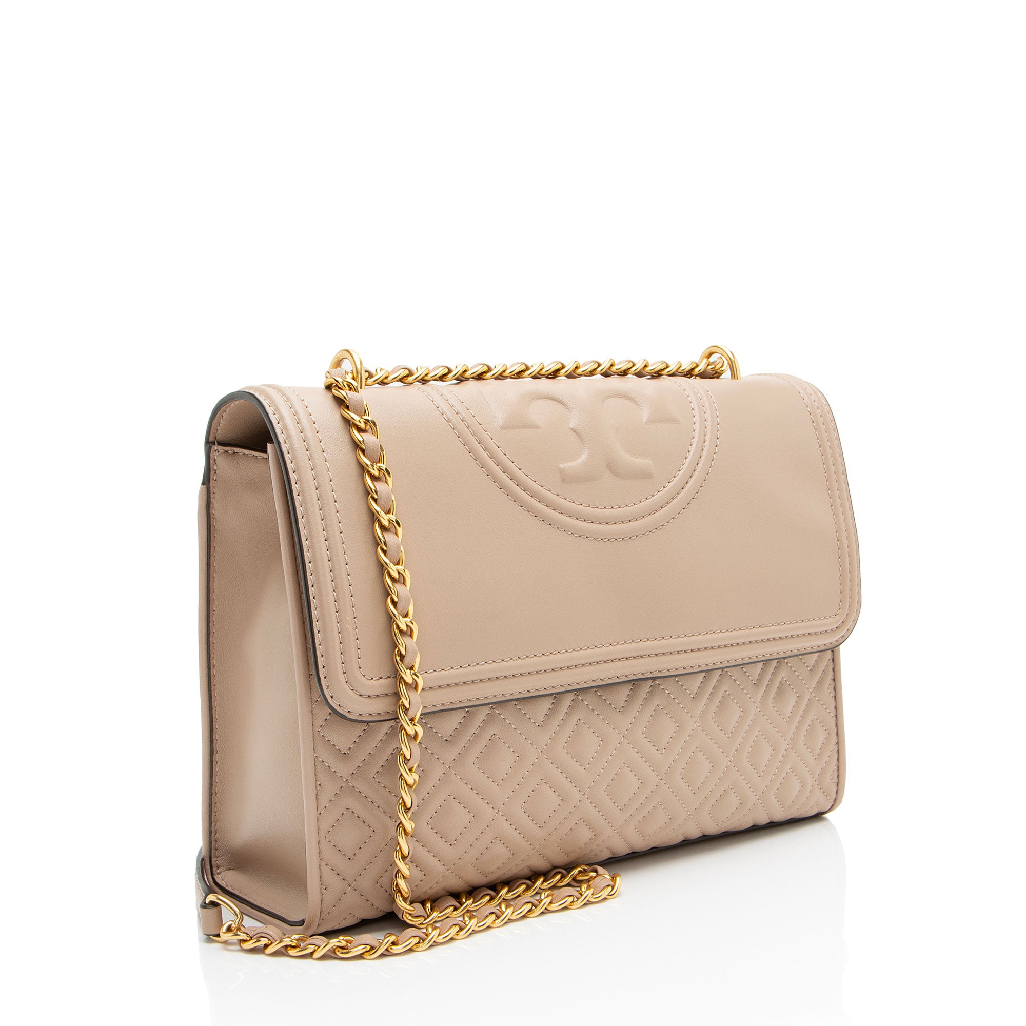 Tory Burch Leather Fleming Shoulder Bag