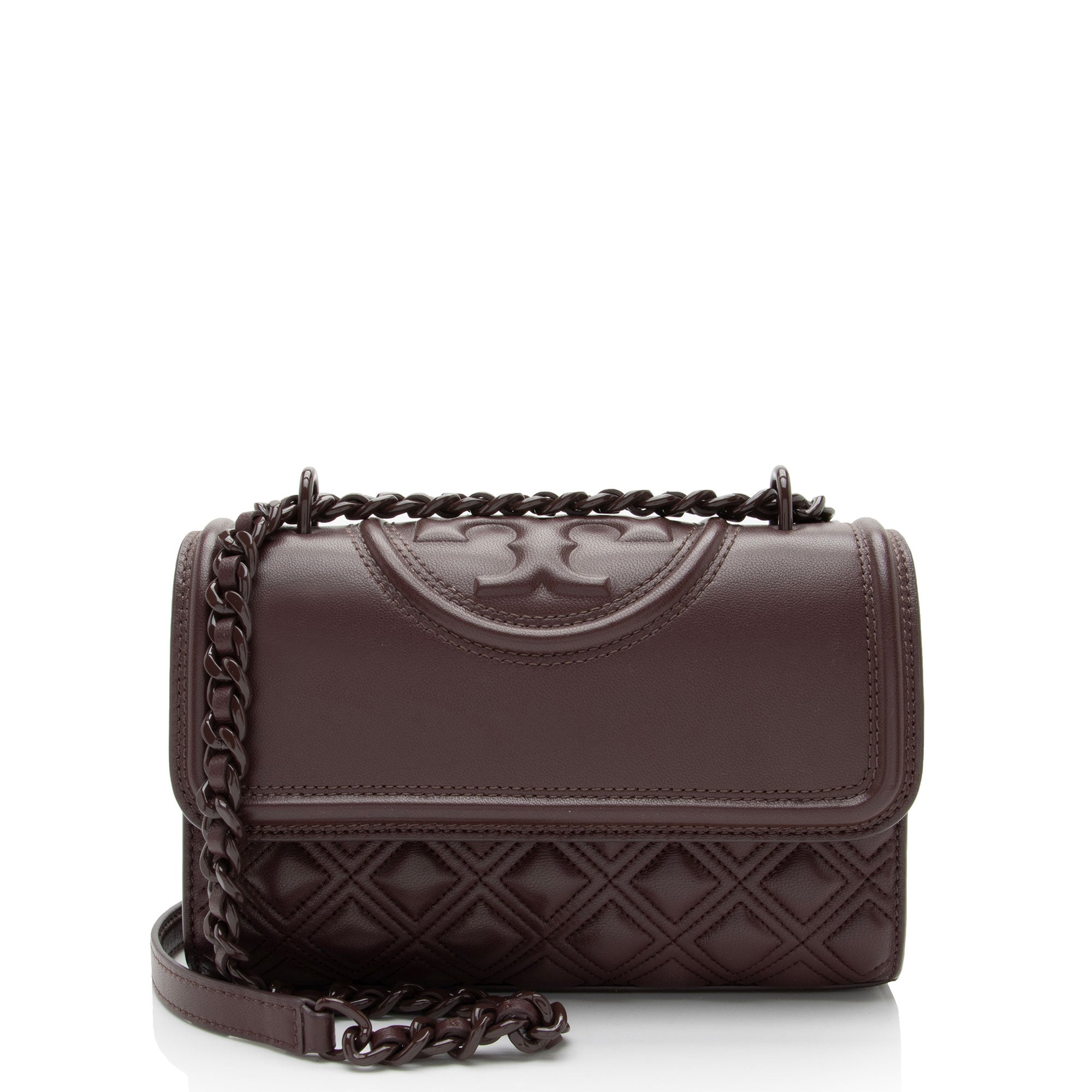 Tory Burch Leather Fleming Small Shoulder Bag