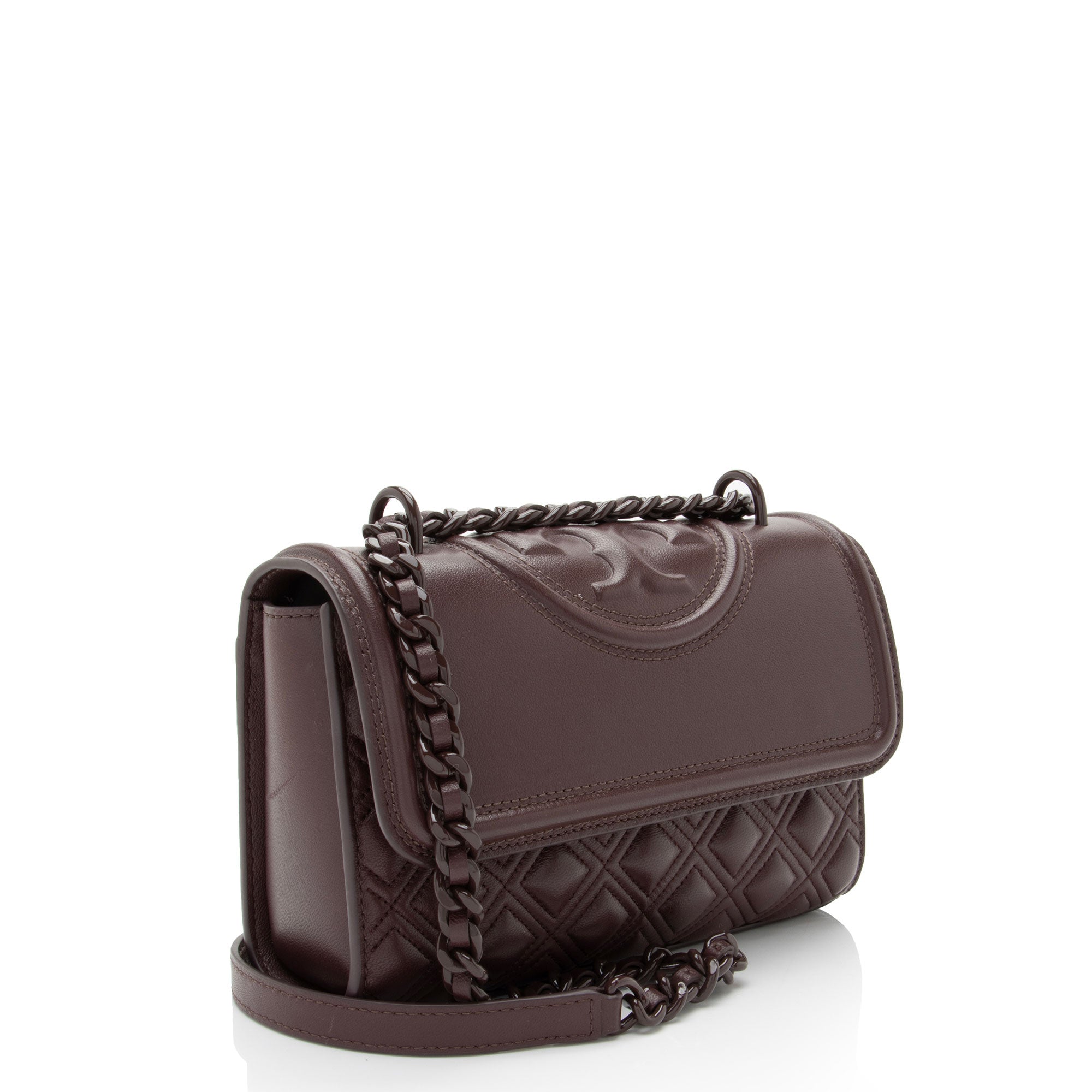 Tory Burch Leather Fleming Small Shoulder Bag