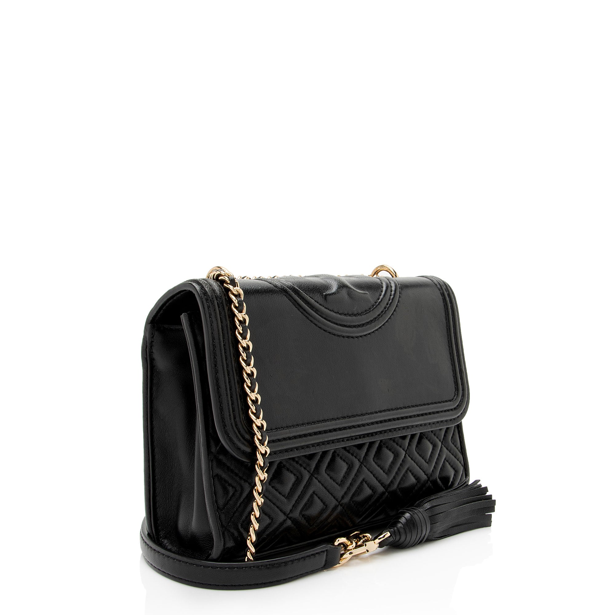 Tory Burch Leather Fleming Small Shoulder Bag