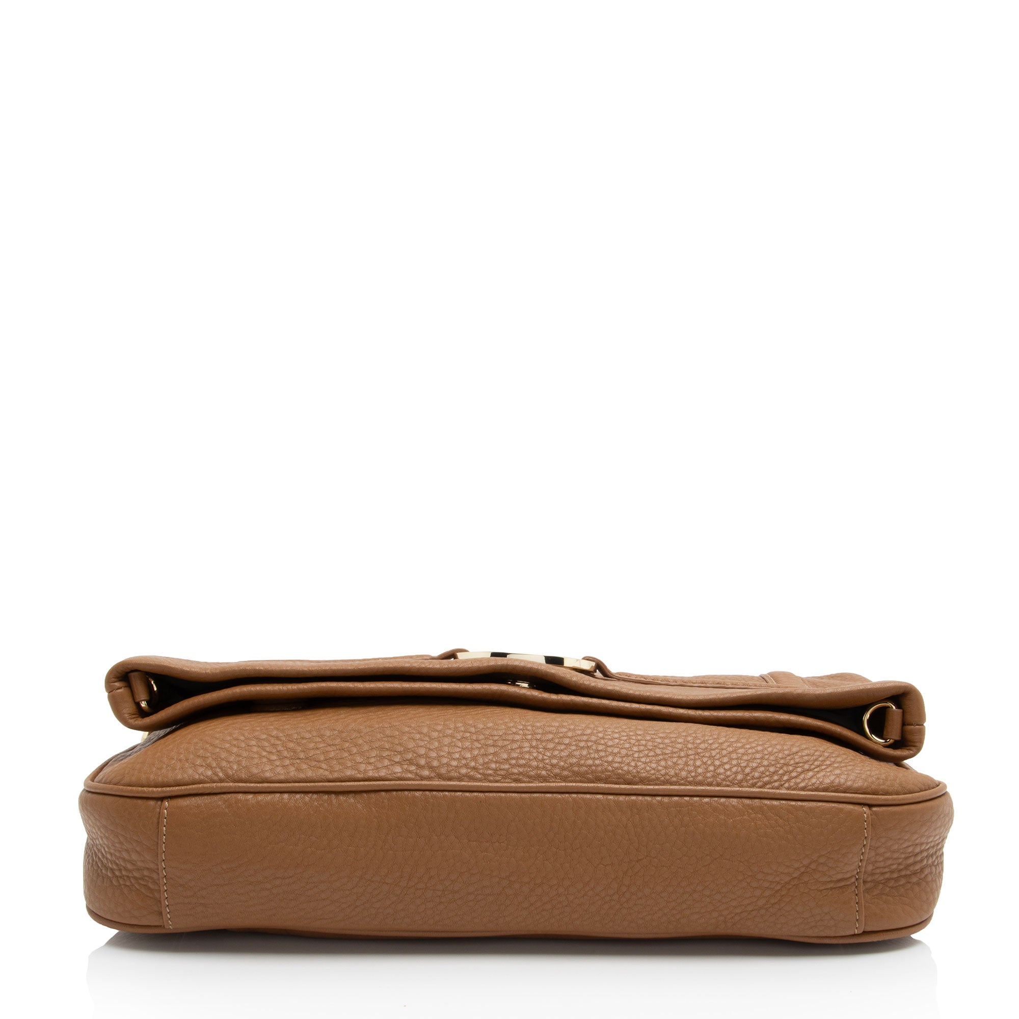 Tory Burch Leather Fold Over Amanda Crossbody (SHF-WxuzJ3)