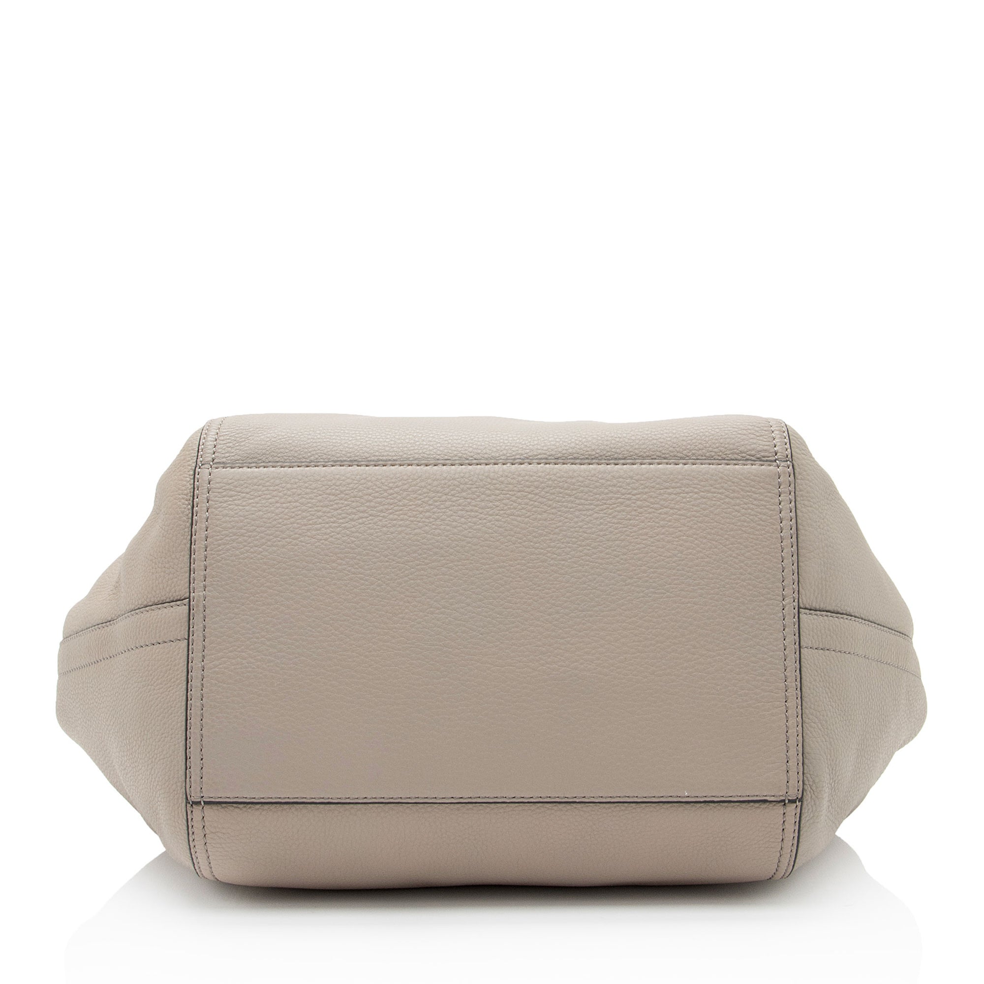 Tory Burch Leather Half Moon Medium Satchel (SHF-mbIQk0)