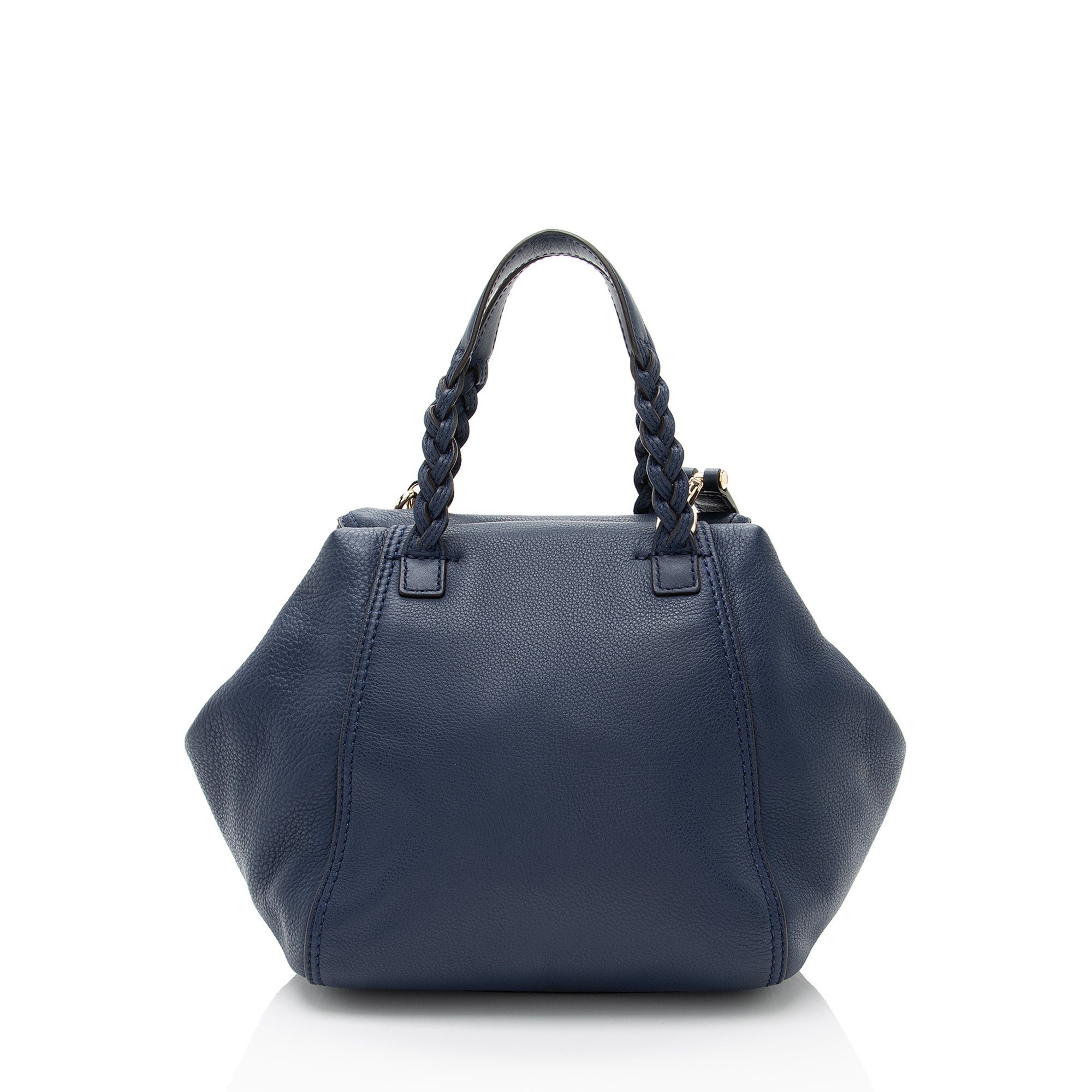 Tory Burch Leather Half Moon Small Satchel