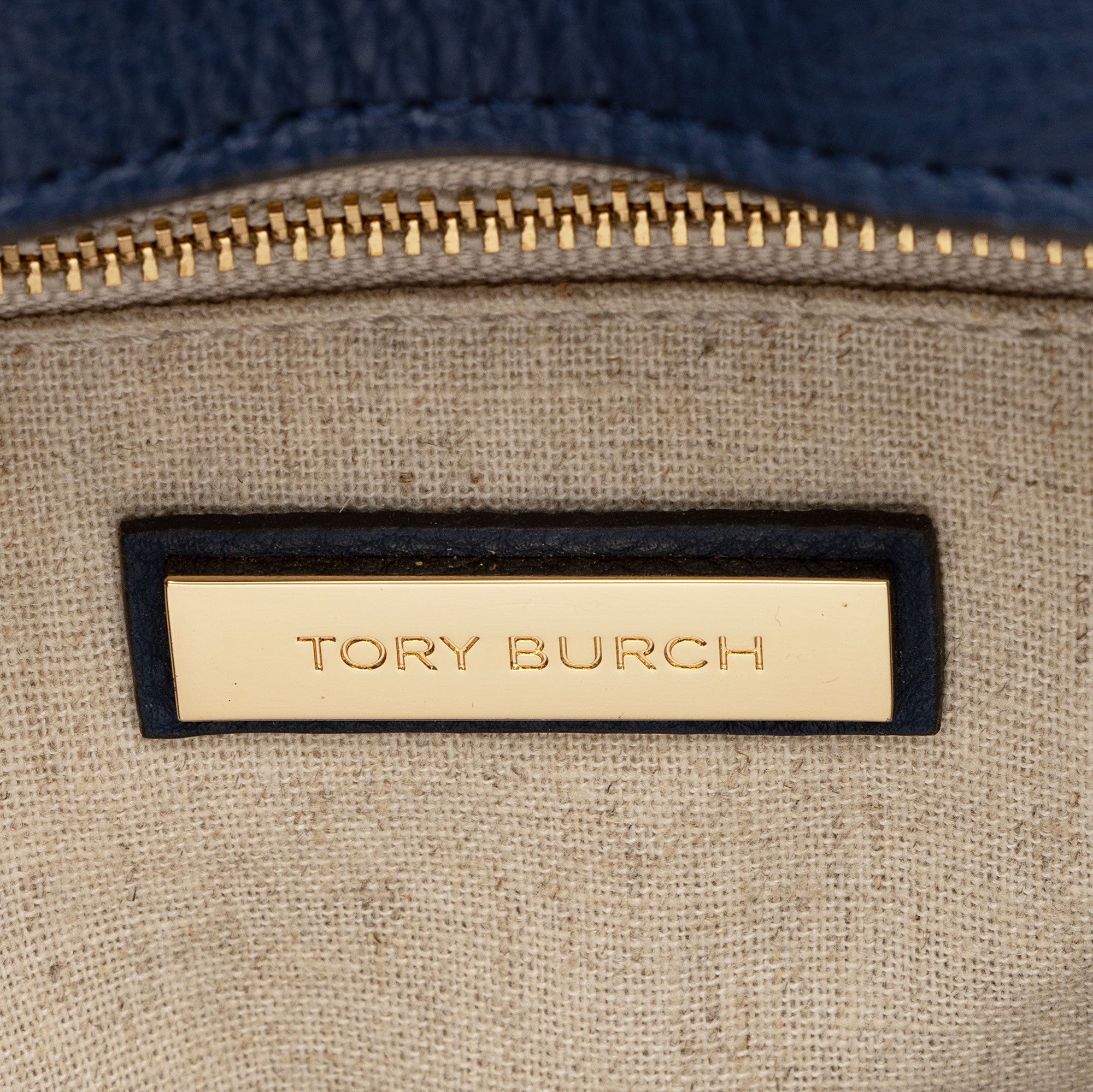 Tory Burch Leather Half Moon Small Satchel