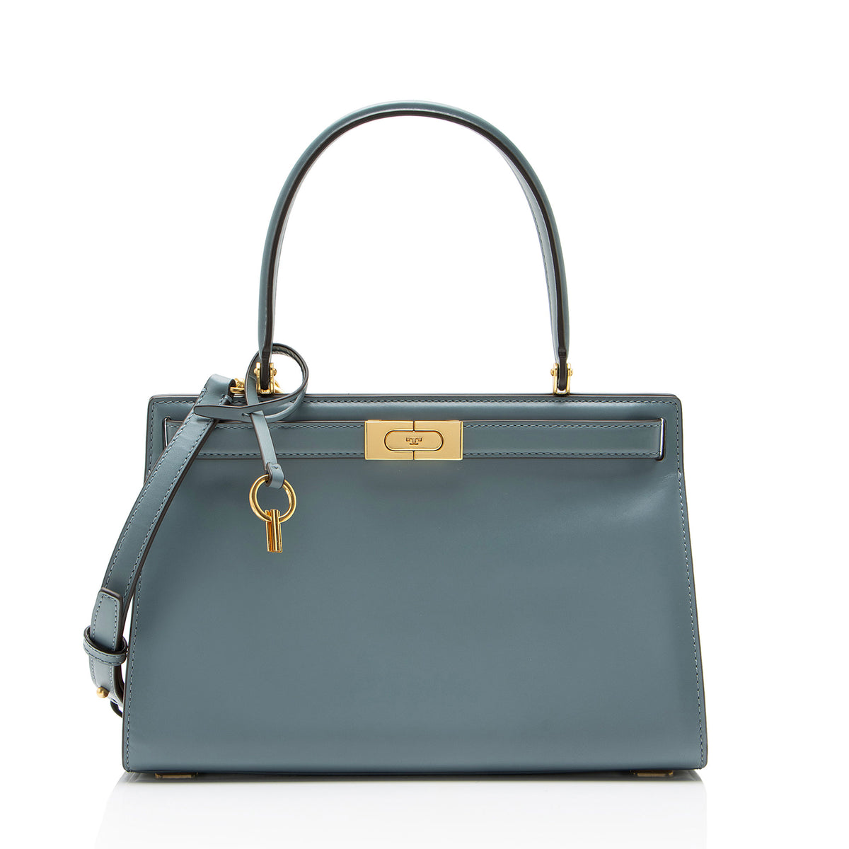 Tory Burch Leather Lee Radziwill Small Top Handle