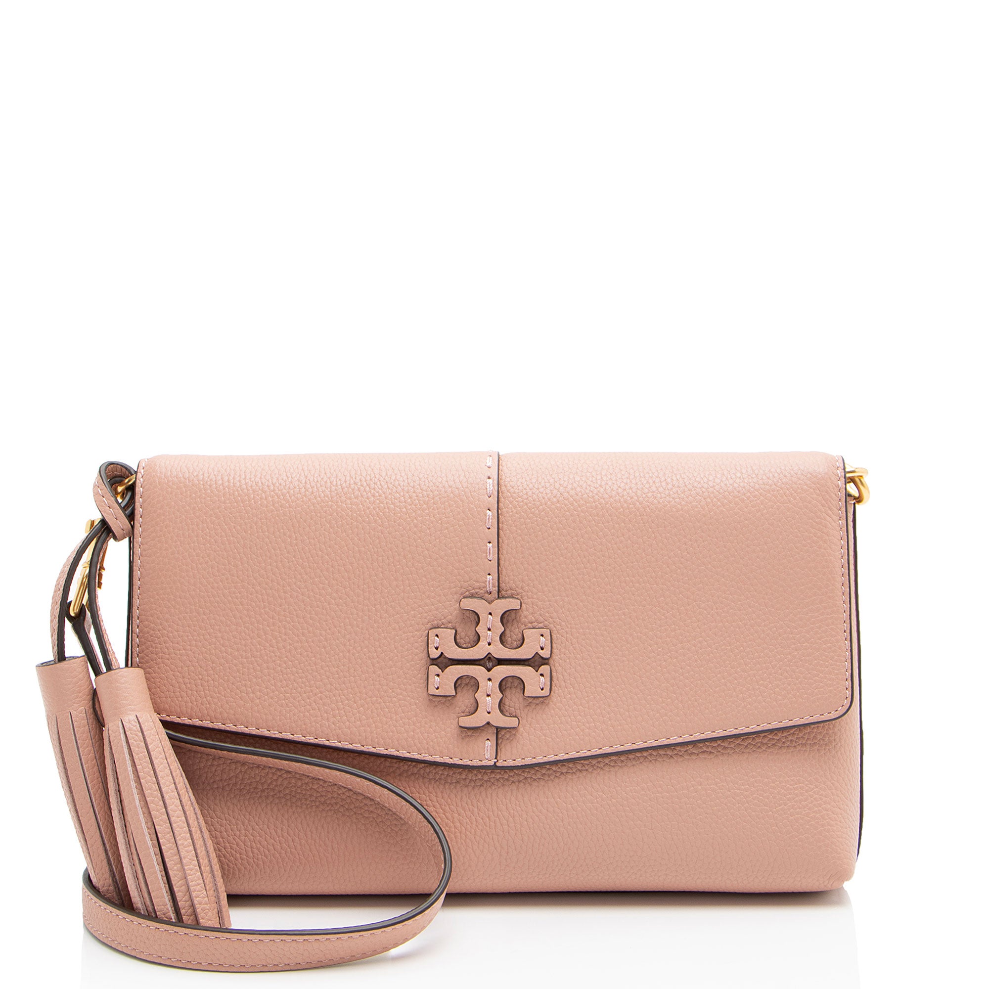 Tory Burch Leather McGraw Crossbody (SHF-nie920)