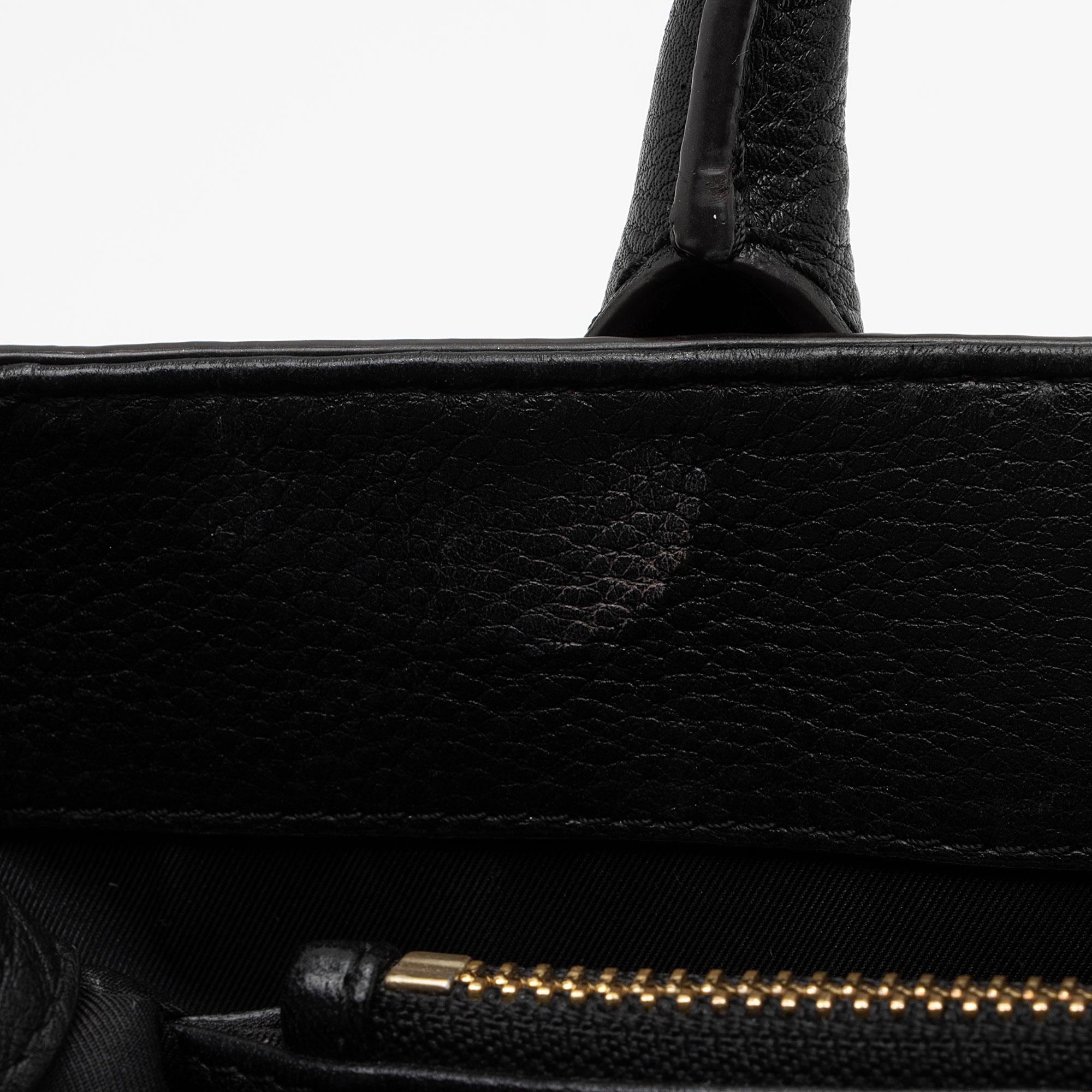Tory Burch Leather McGraw Triple Compartment Tote (SHF-JTr34t)