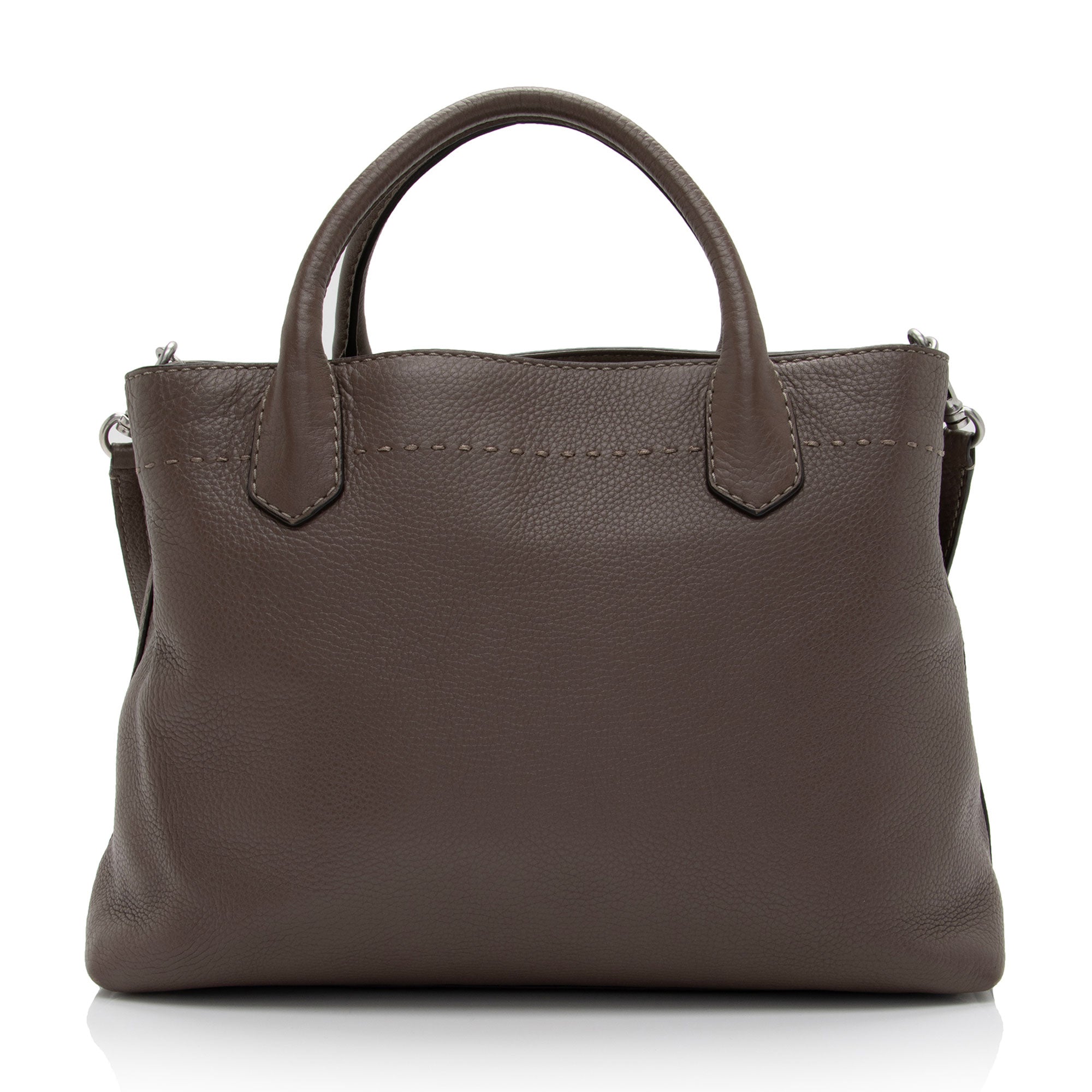 Tory Burch Leather McGraw Triple Compartment Tote (SHF-pGPJvP)