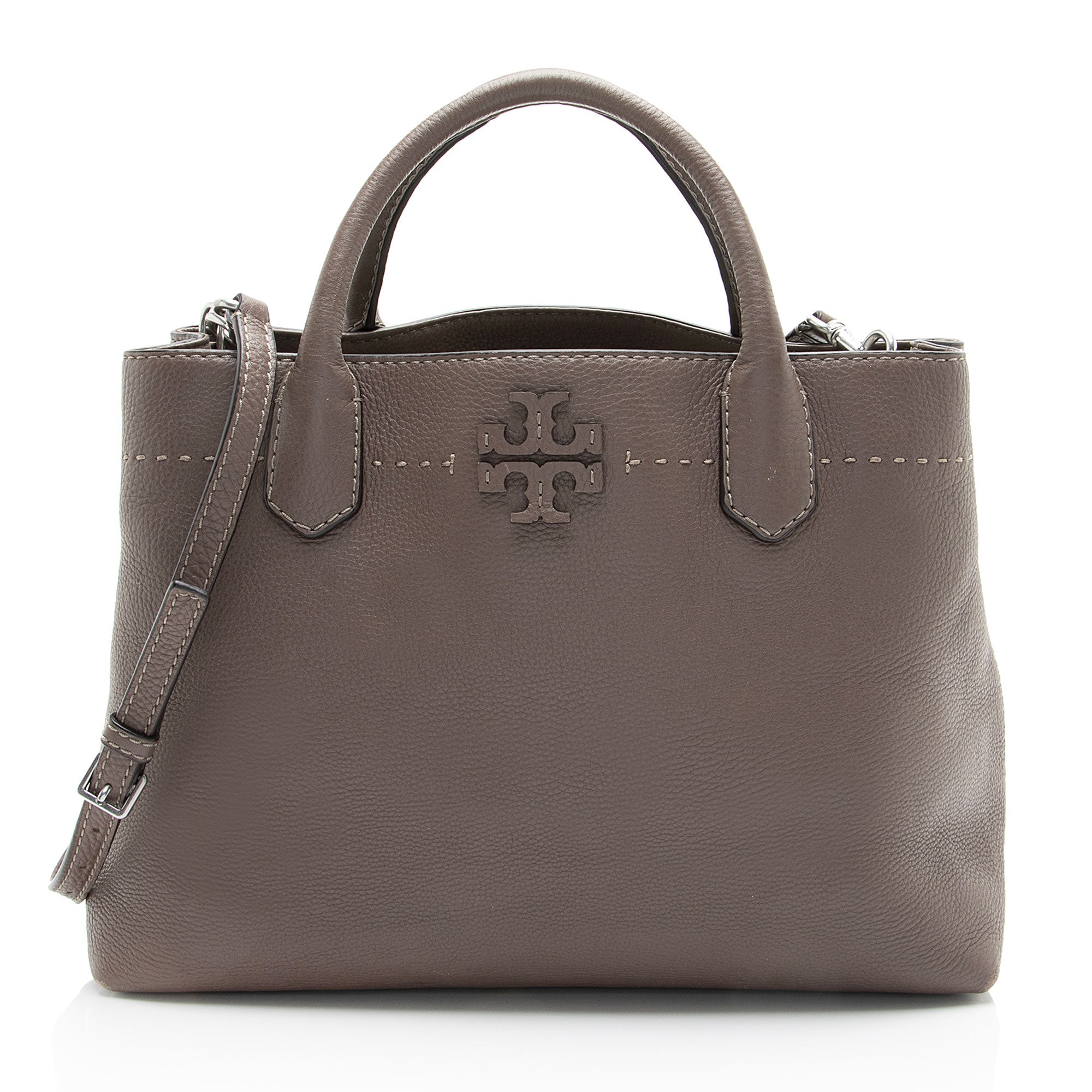 Tory Burch Leather McGraw Triple Compartment Tote