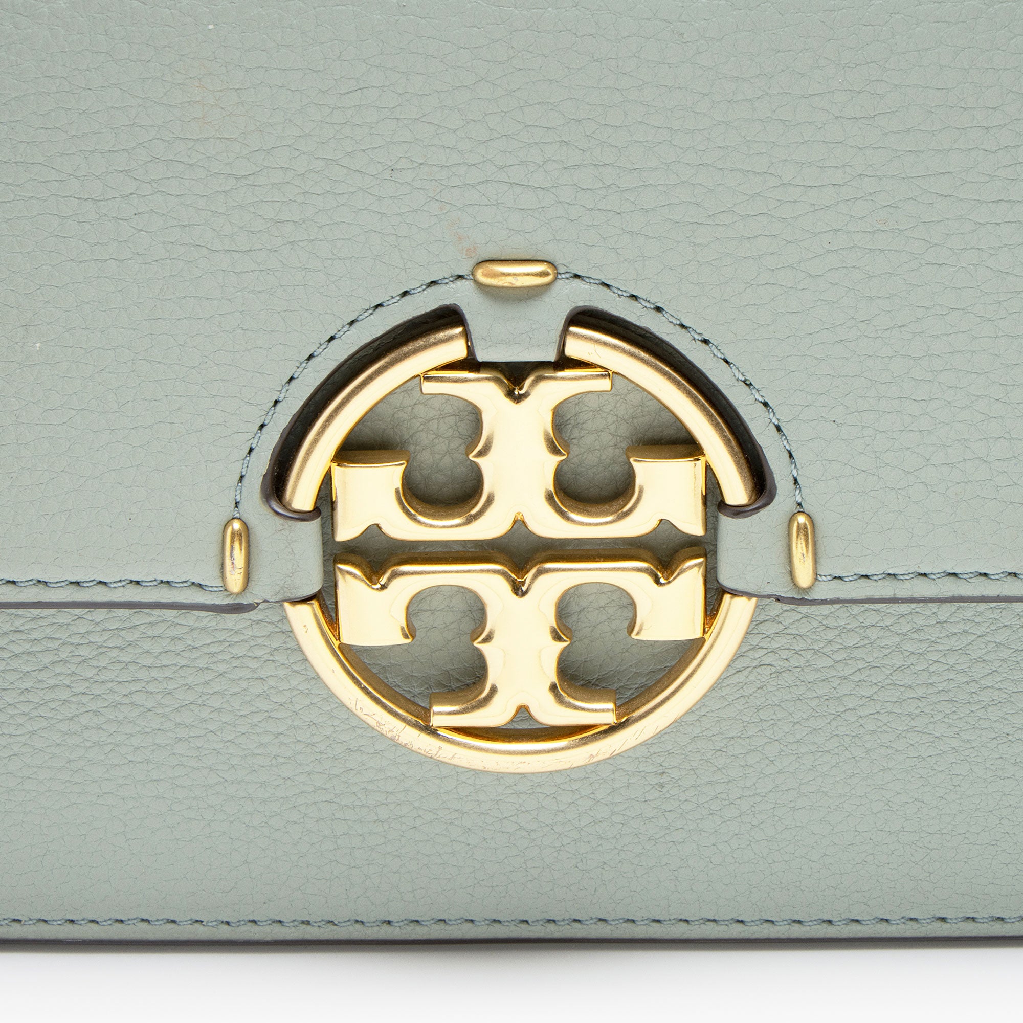 Tory Burch Leather Miller Chain Shoulder Bag (SHF-0WgliY)