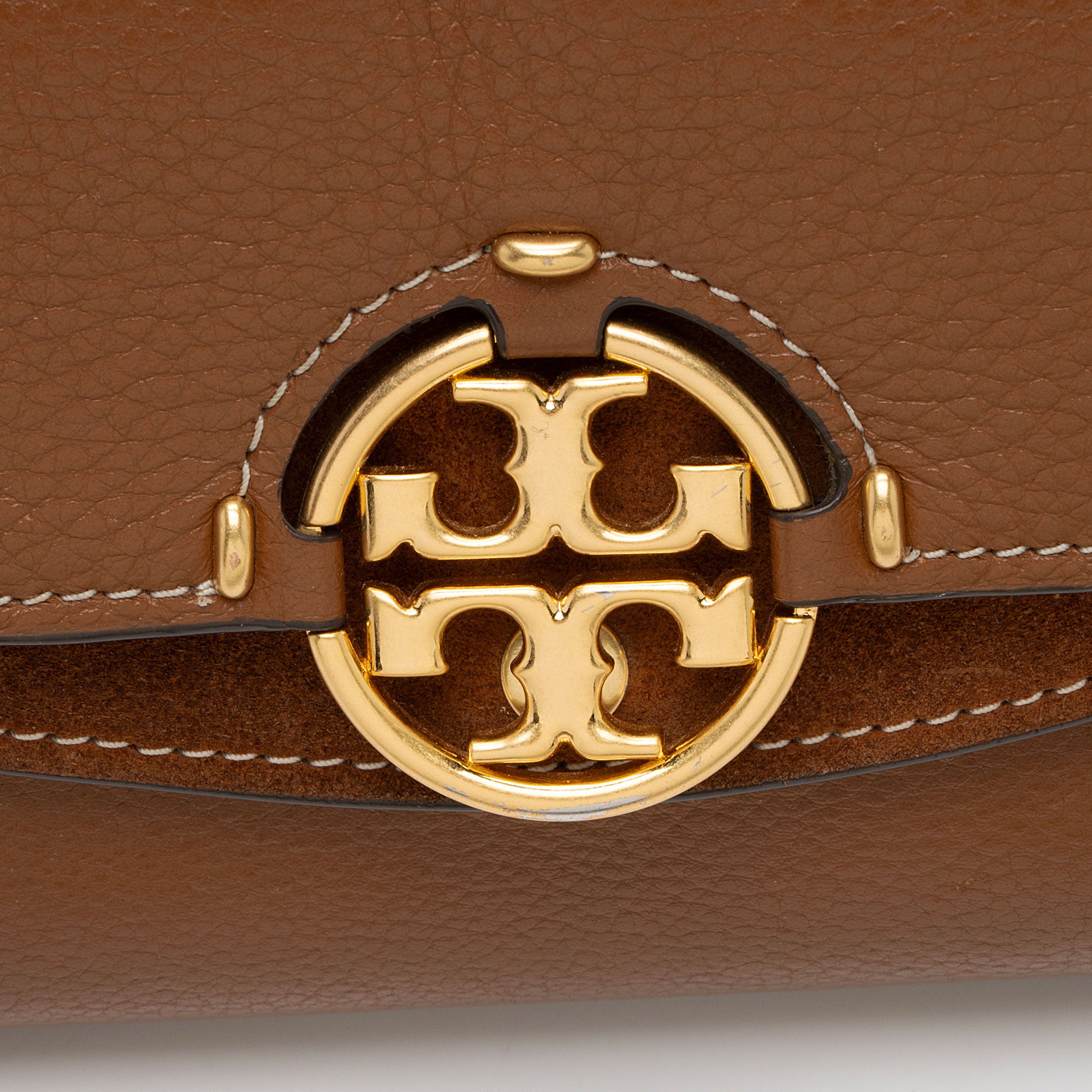 Tory Burch Leather Miller Flap Crossbody (SHF-SWxBJB)