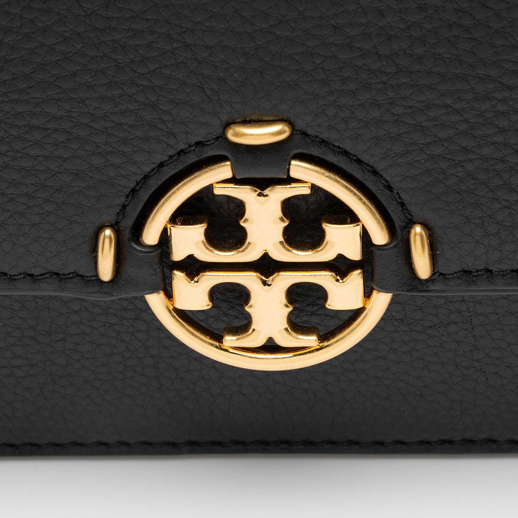 Tory Burch Leather Miller Mini Shoulder Bag (SHF-fFY17g)