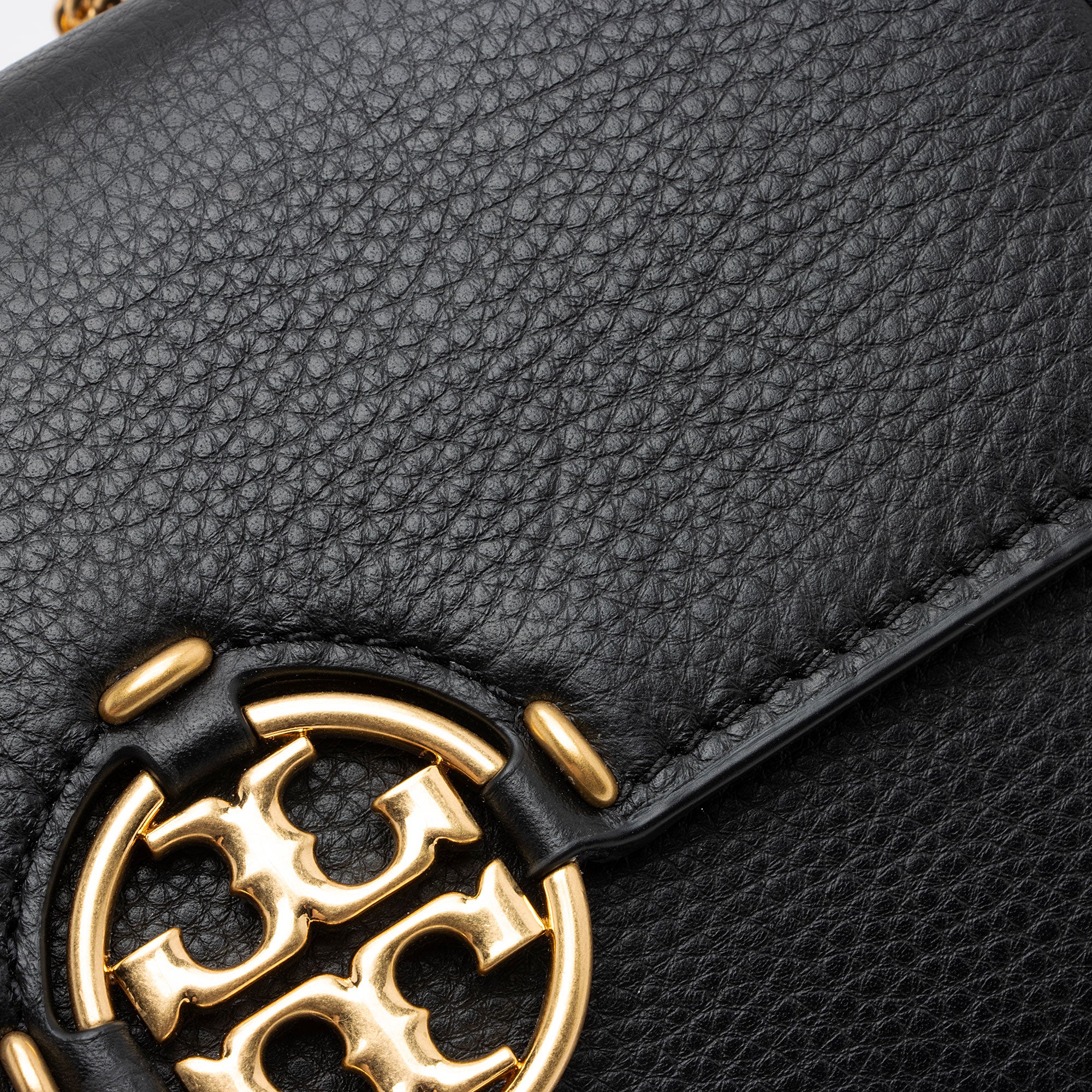 Tory Burch Leather Miller Mini Shoulder Bag (SHF-fFY17g)